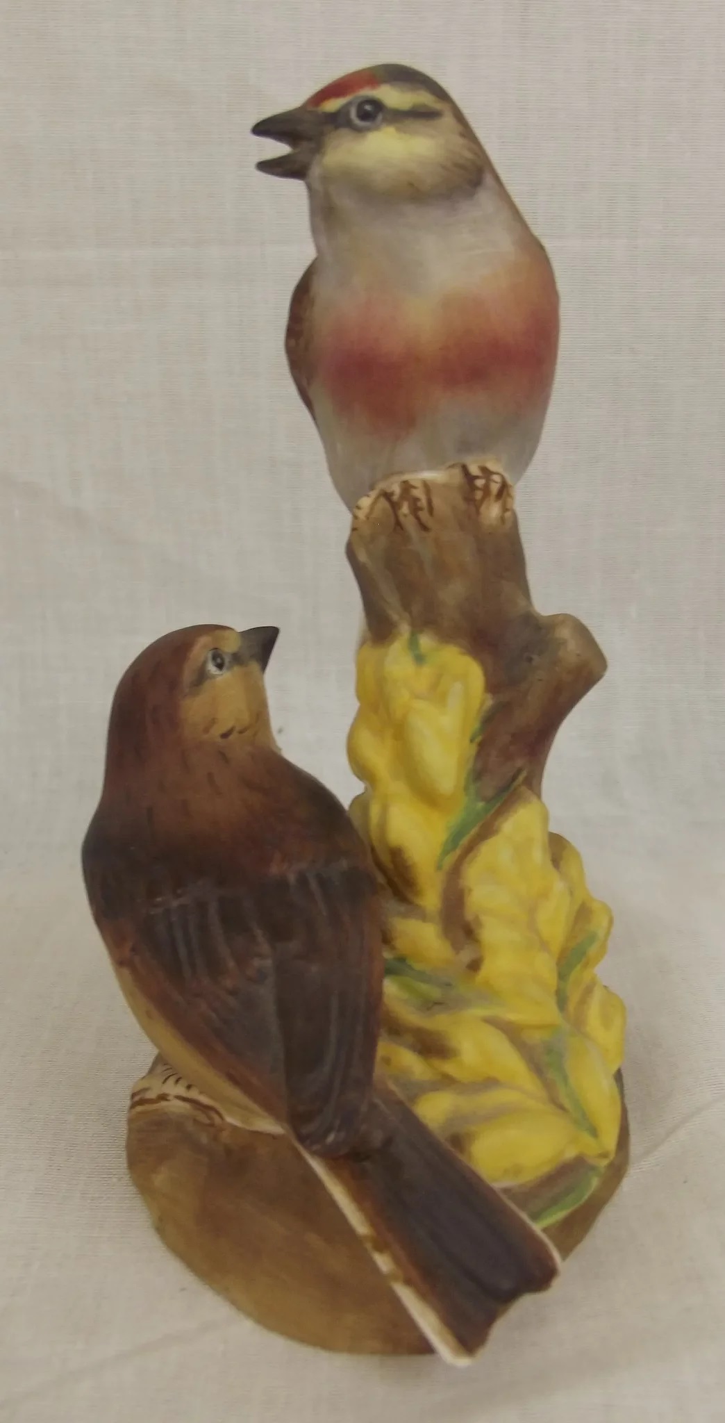 Royal Worcester Pair Of Linnet Birds x3365 - Image 5