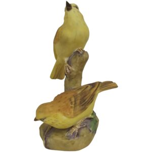Royal Worcester Pair Of Yellow Hammer Birds x3377