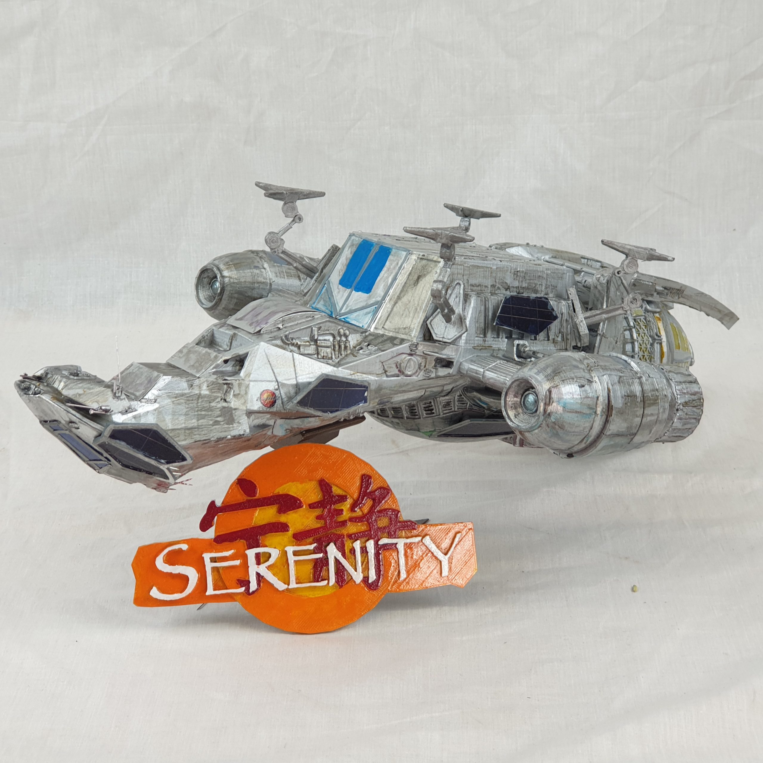 Hand Built And Painted Model Of The Serenity A Firefly Class Spaceship From The Cult TV Series - Image 2
