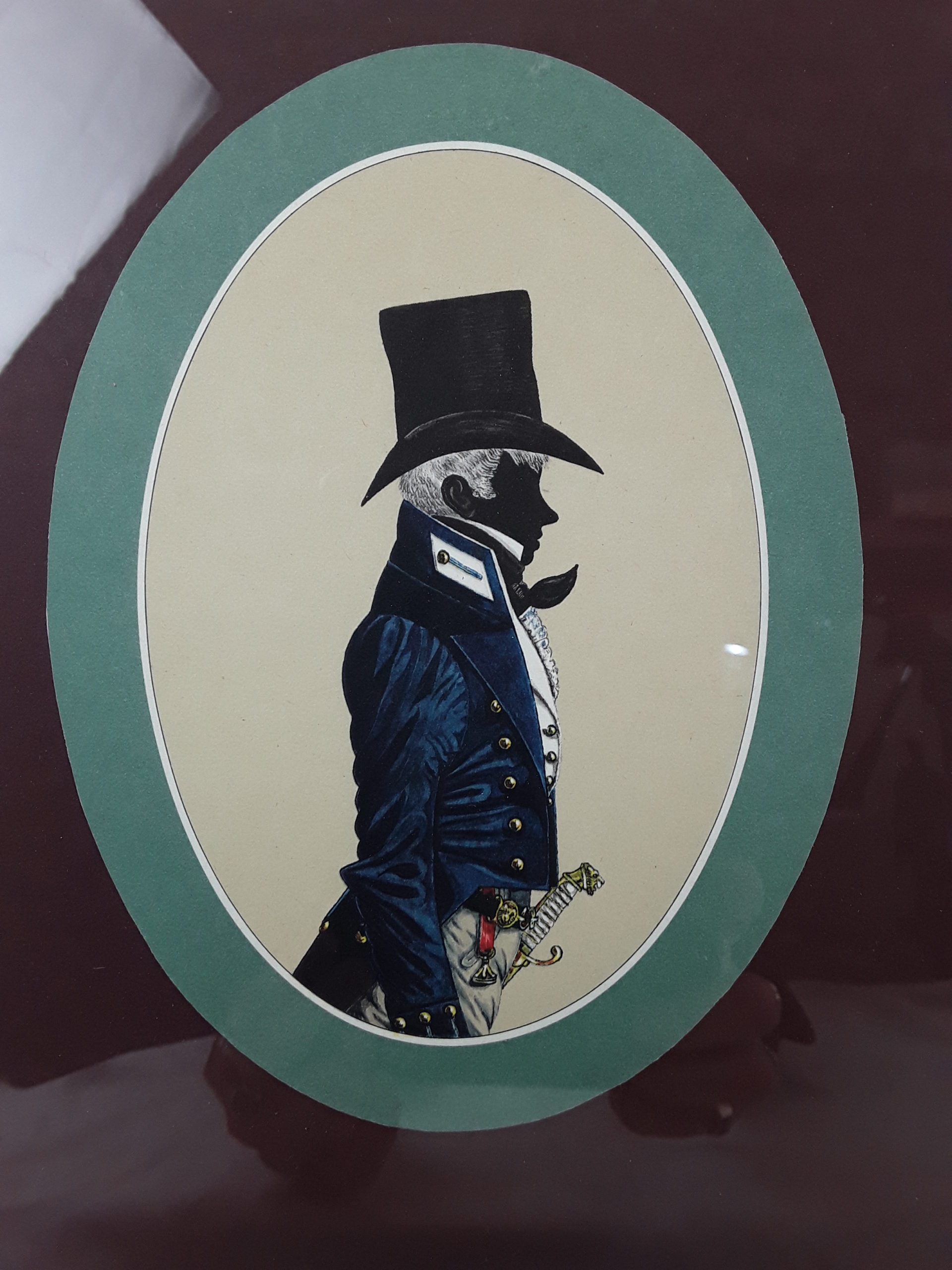 Two Oval Silhouette Portraits Of Gentlemen In Naval Dress - Image 5
