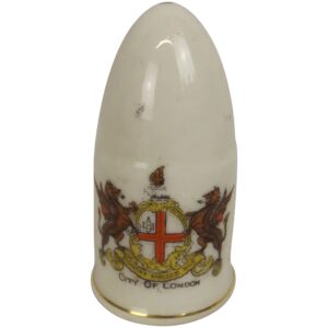 WW1 Crested China Artillery Shell City Of London Crest