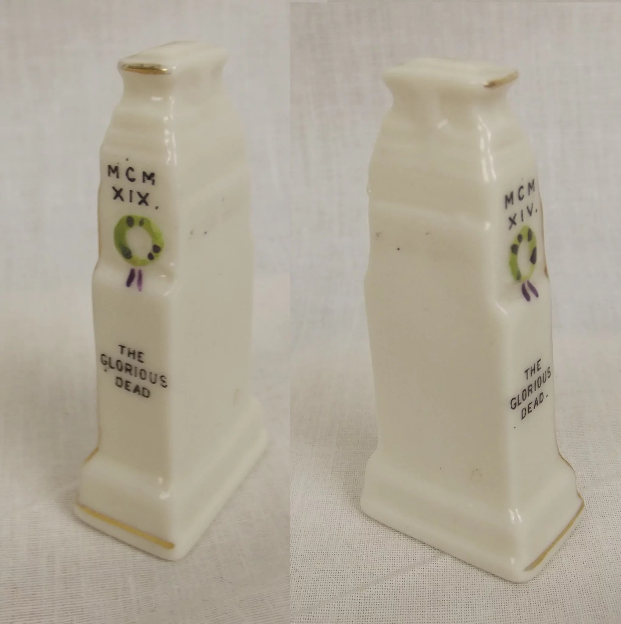 Willow Crested China Model Of The London Cenotaph With City Of London Crest - Image 3