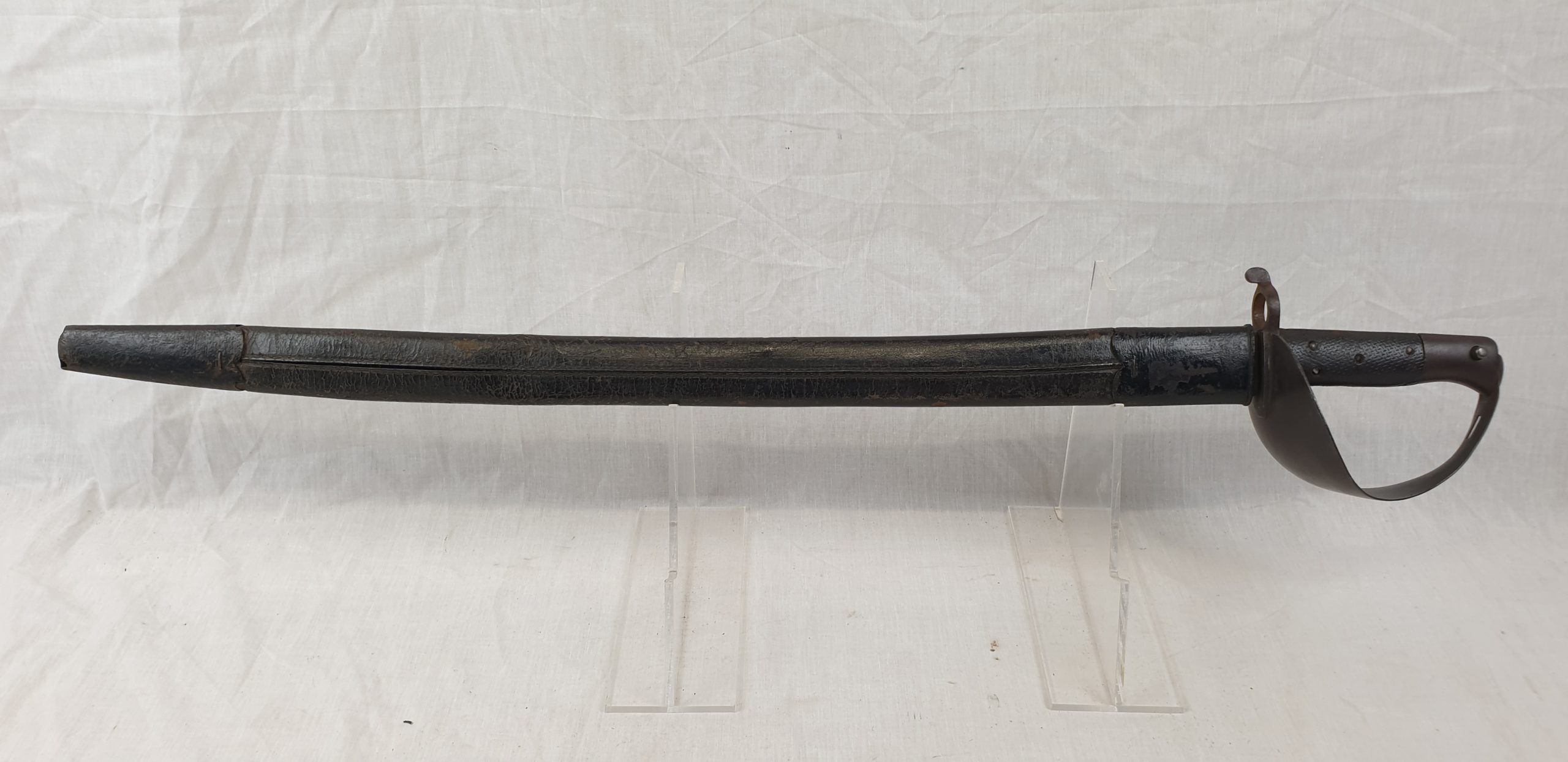 1858 Pattern Naval Enfield Cutlass Bayonet and scabbard pre-1862