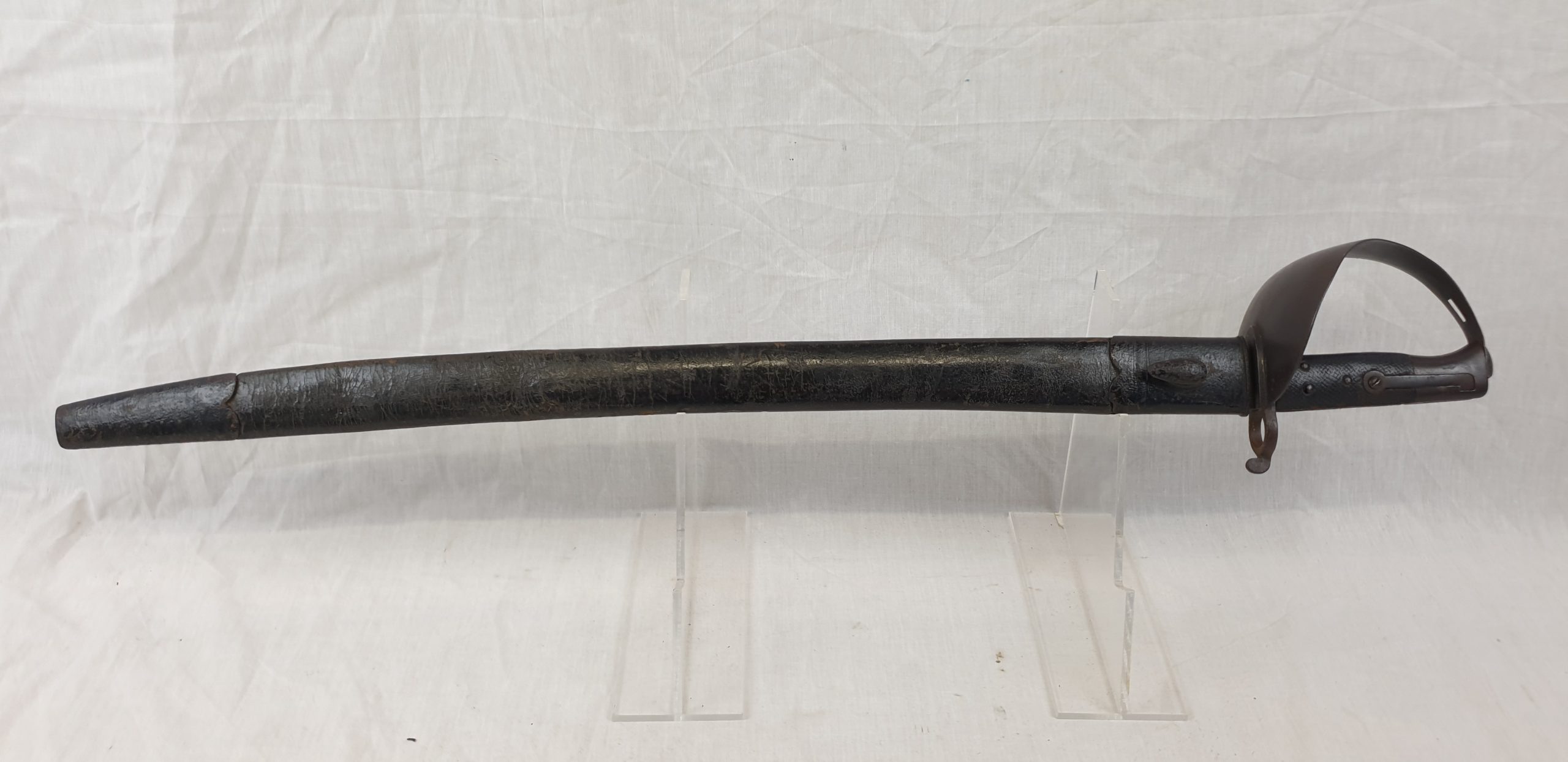 1858 Pattern Naval Enfield Cutlass Bayonet and scabbard pre-1862 - Image 2