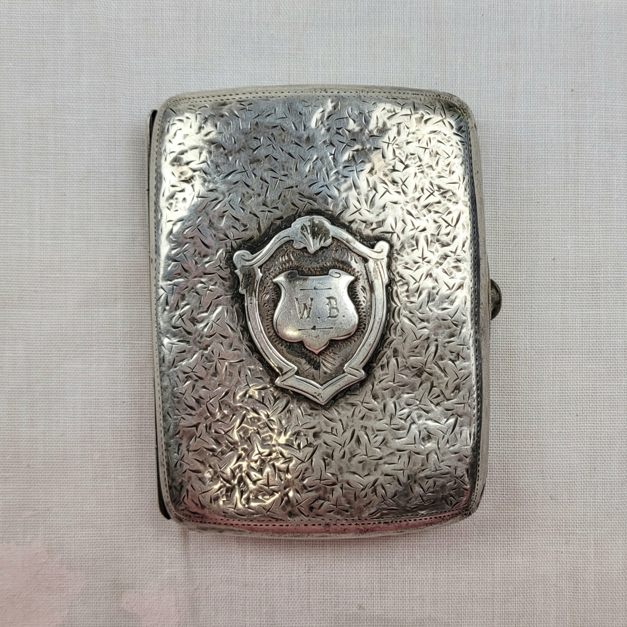 Chester 1900 Sterling Silver Cigarette Case