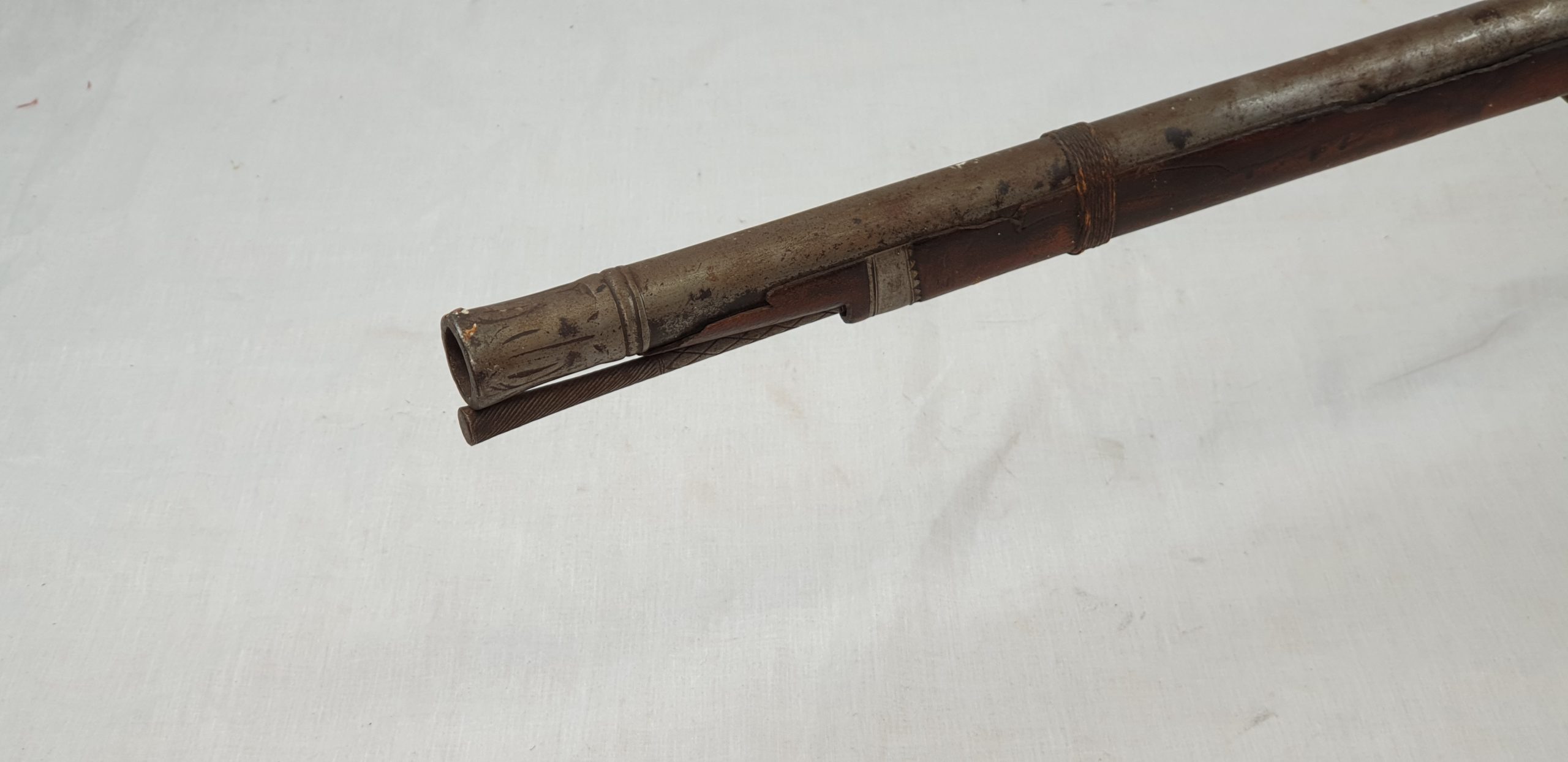 19th Century Kashmir Indian Matchlock Musket - Image 10