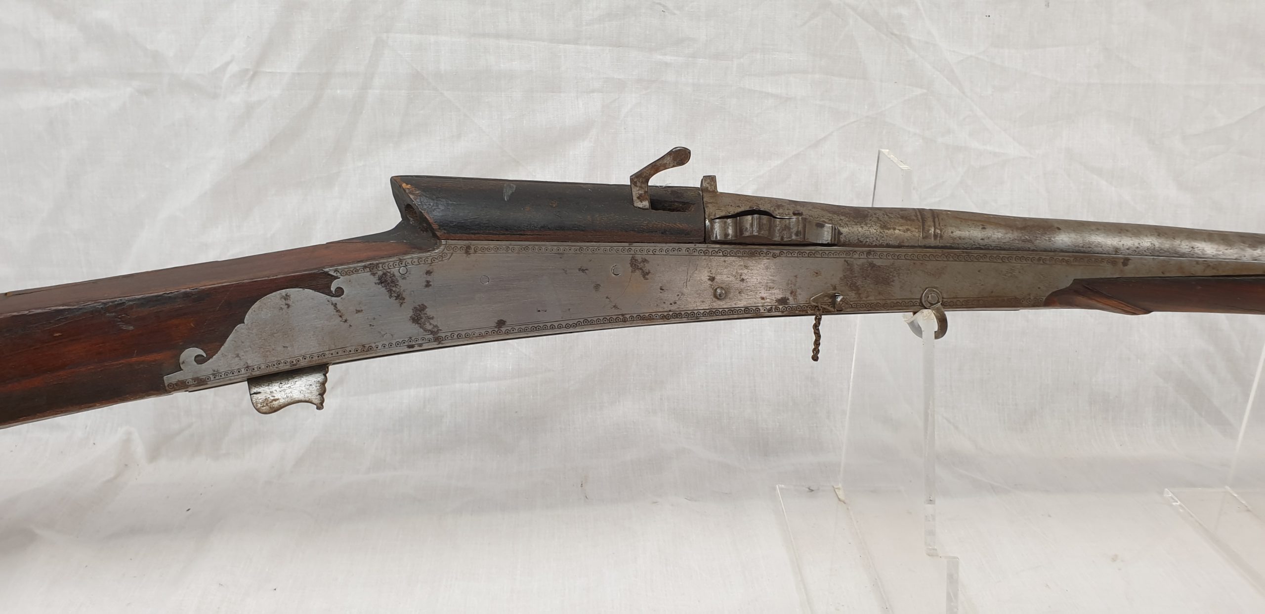 19th Century Kashmir Indian Matchlock Musket - Image 8