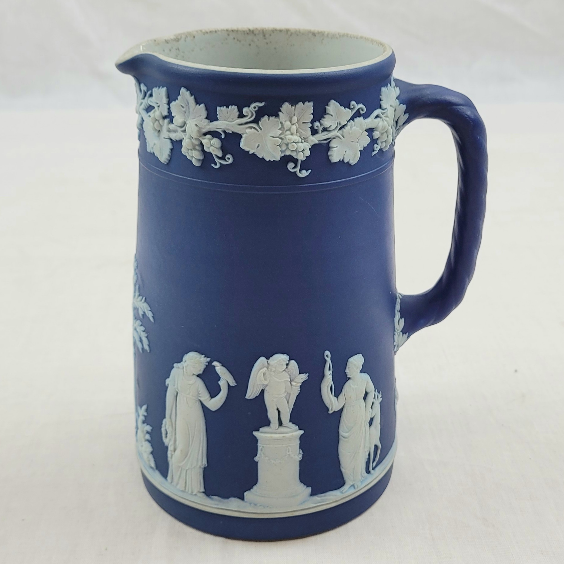 Victorian 1896 Wedgwood Jasperware Jug