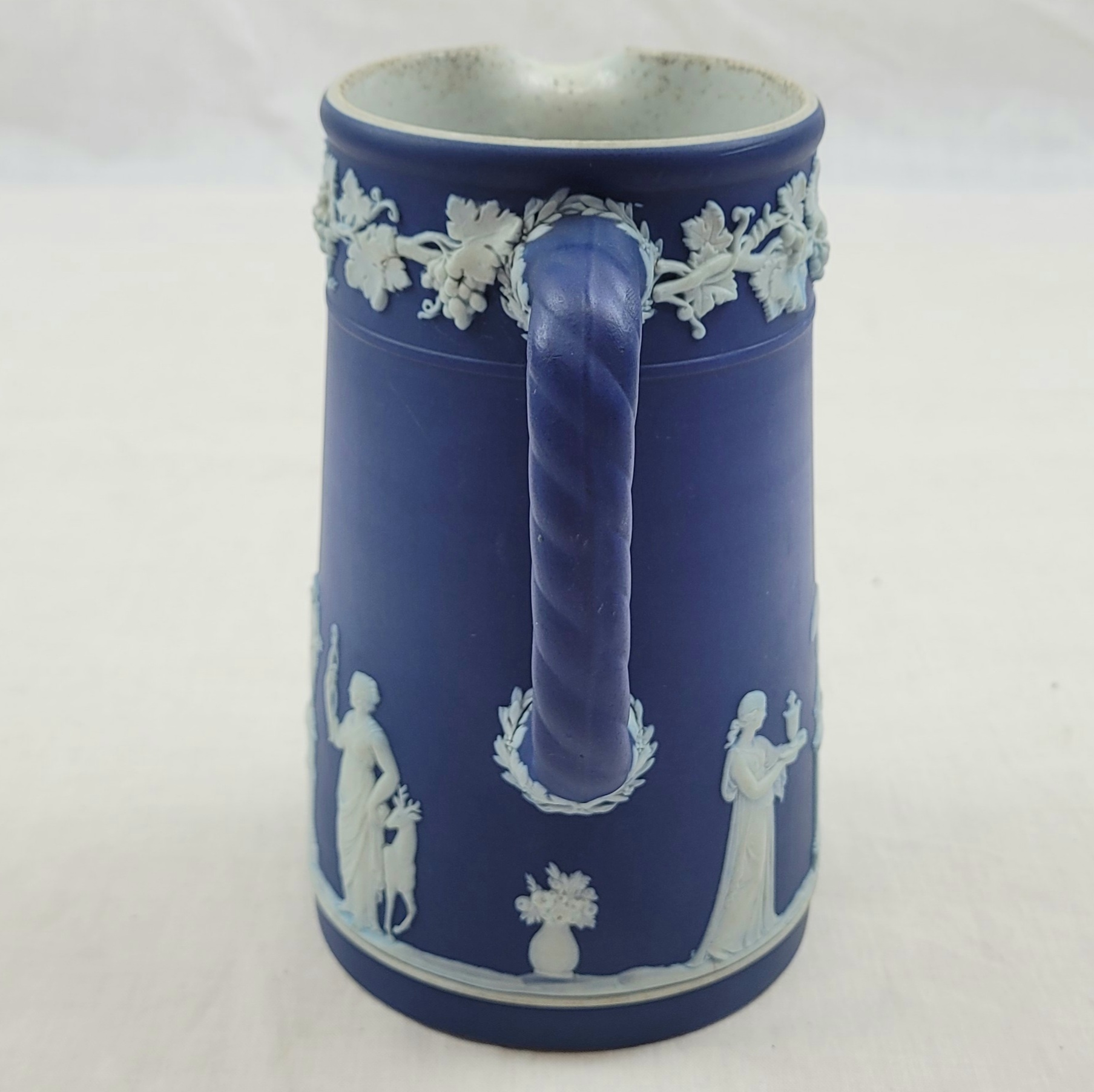 Victorian 1896 Wedgwood Jasperware Jug - Image 4