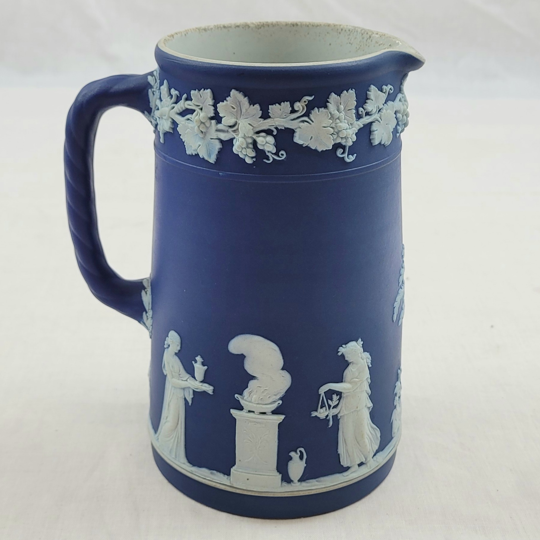 Victorian 1896 Wedgwood Jasperware Jug - Image 2