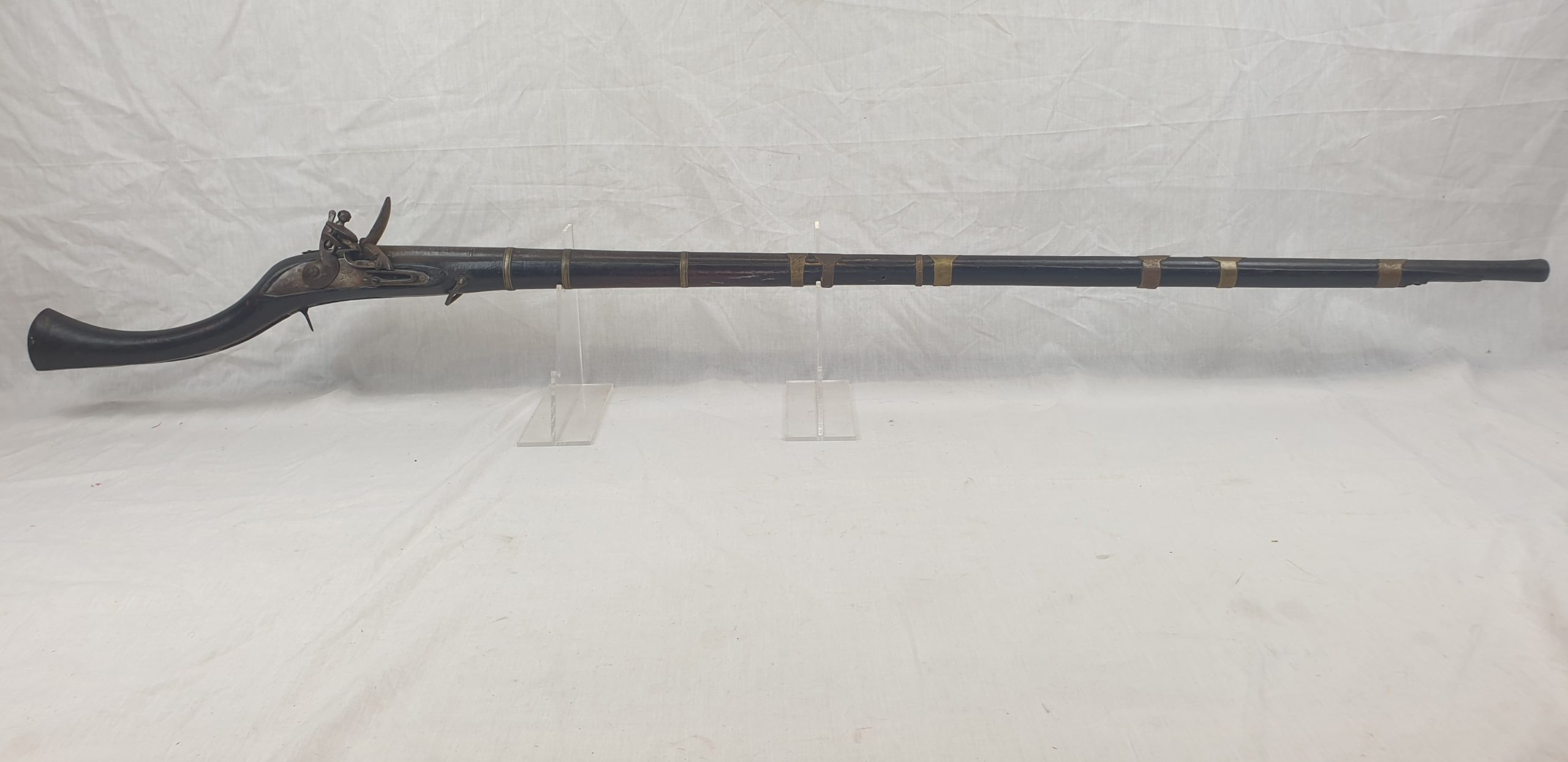 A 19th Century Arabic Jezail Flintlock Musket