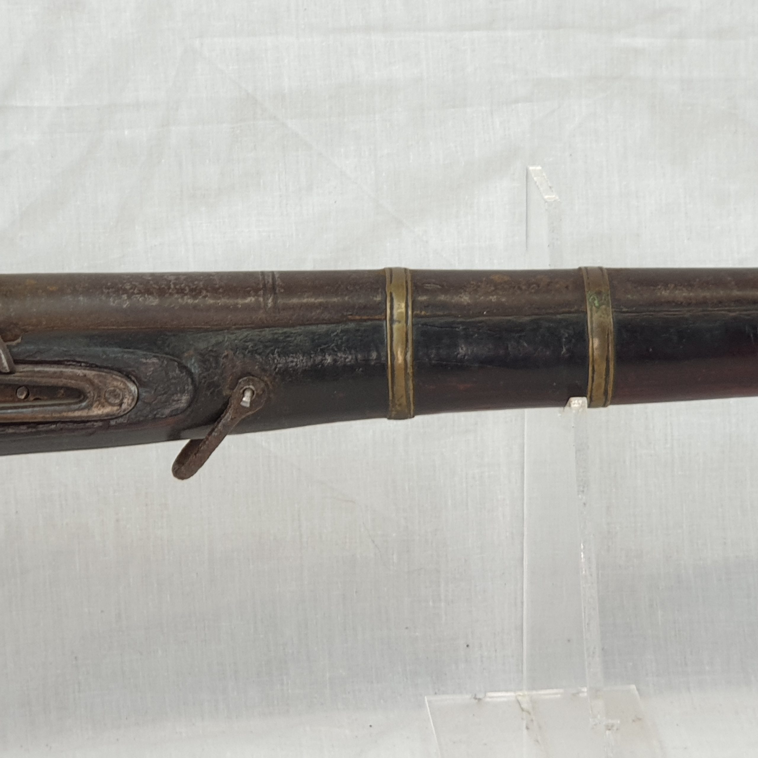 A 19th Century Arabic Jezail Flintlock Musket - Image 5