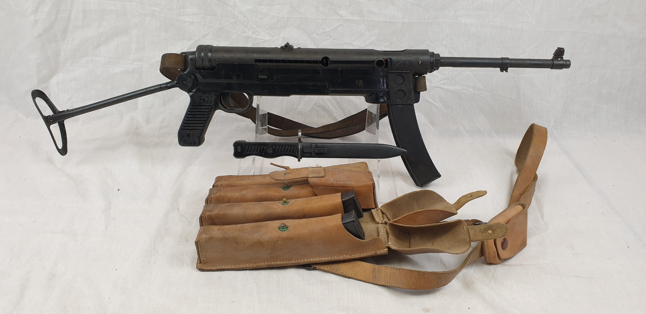 A M56 Yugoslavian Sub-Machine Gun and kit - Deactivated