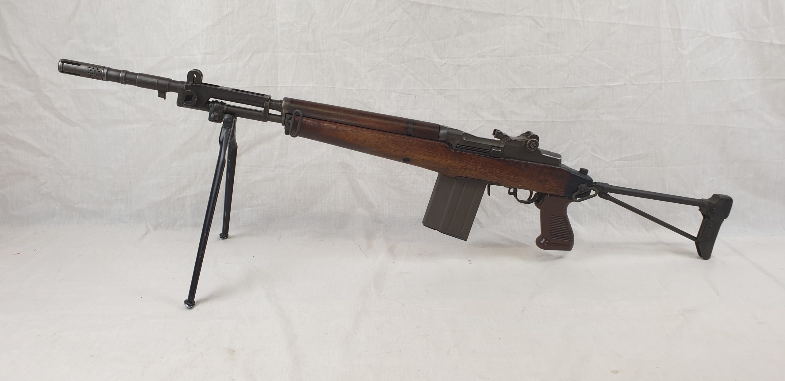 American Beretta BM59 Semi-Automatic Rifle with Bipod - Deactivated - Image 2