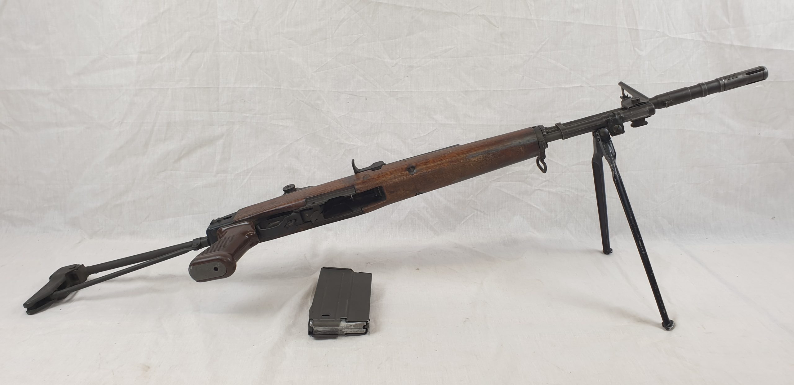 American Beretta BM59 Semi-Automatic Rifle with Bipod - Deactivated - Image 7