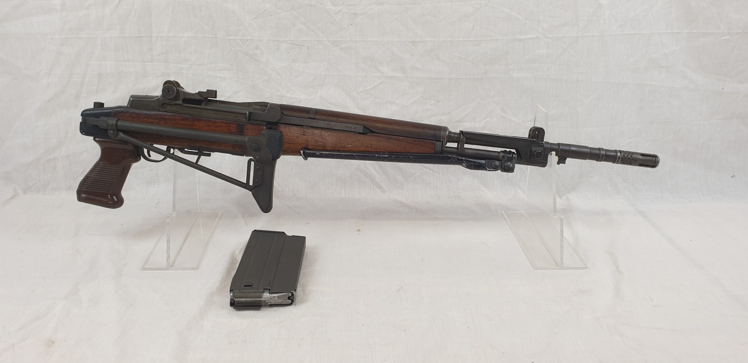 American Beretta BM59 Semi-Automatic Rifle with Bipod - Deactivated - Image 9