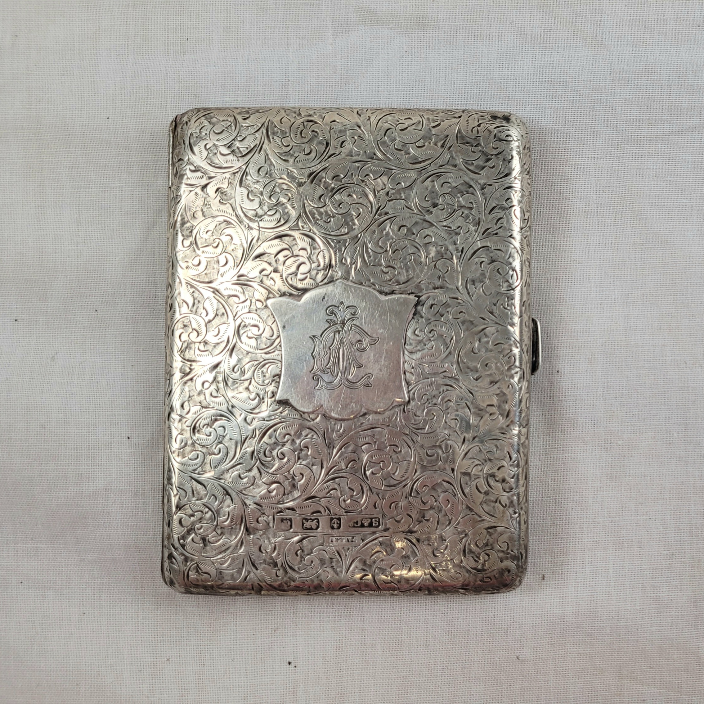 Birmingham 1903 Silver Cigarette Case
