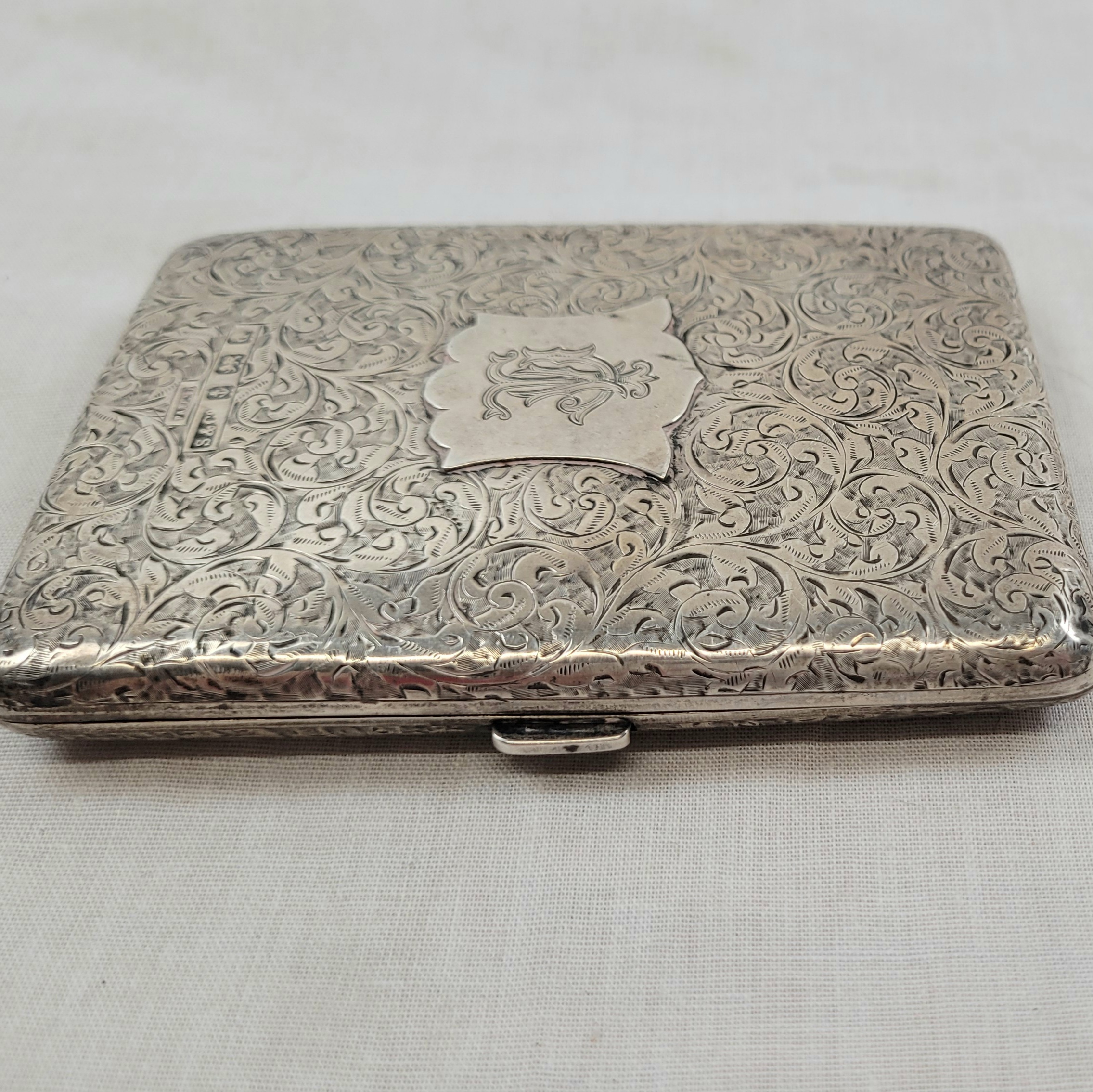 Birmingham 1903 Silver Cigarette Case - Image 7