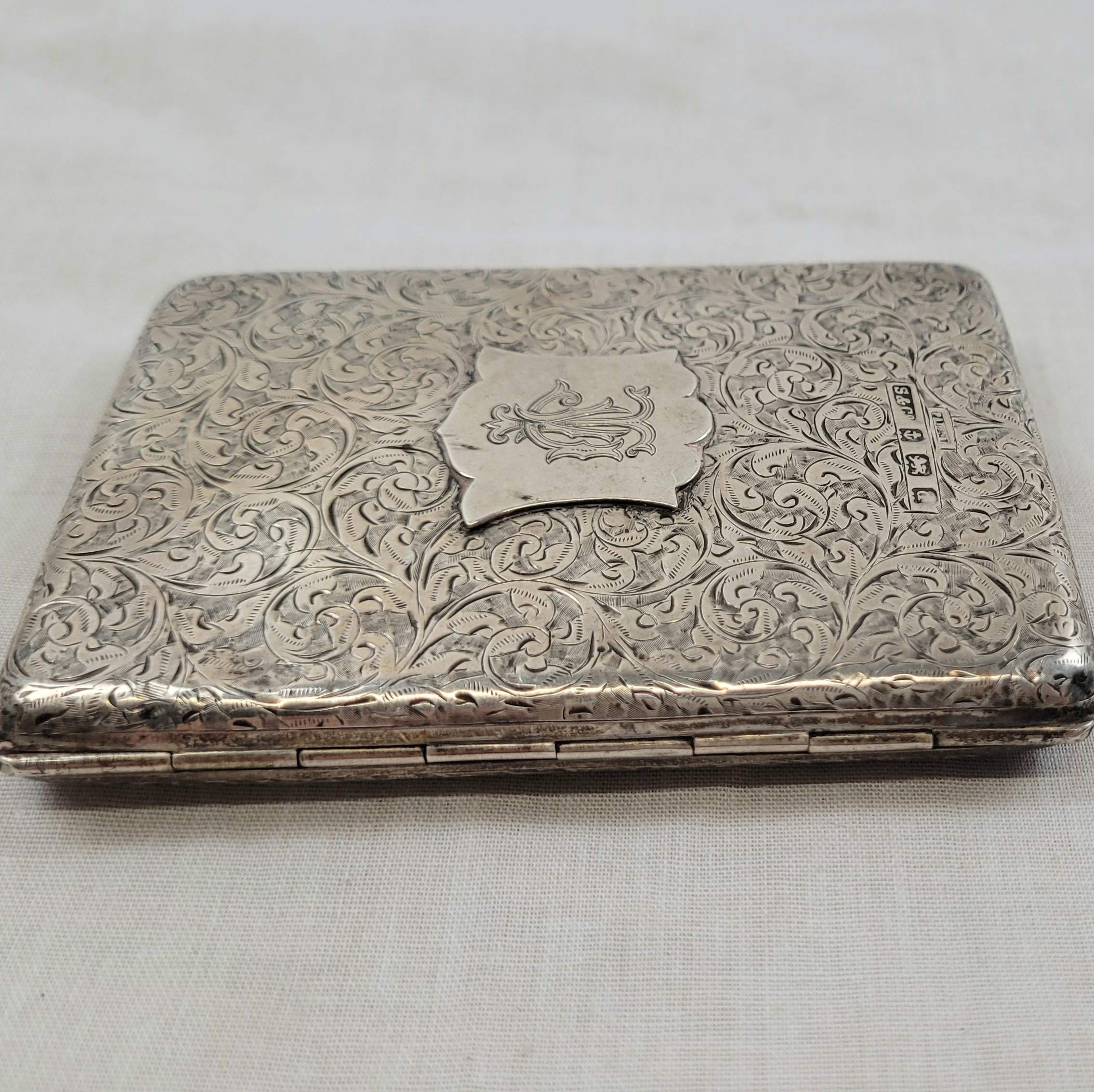 Birmingham 1903 Silver Cigarette Case - Image 6