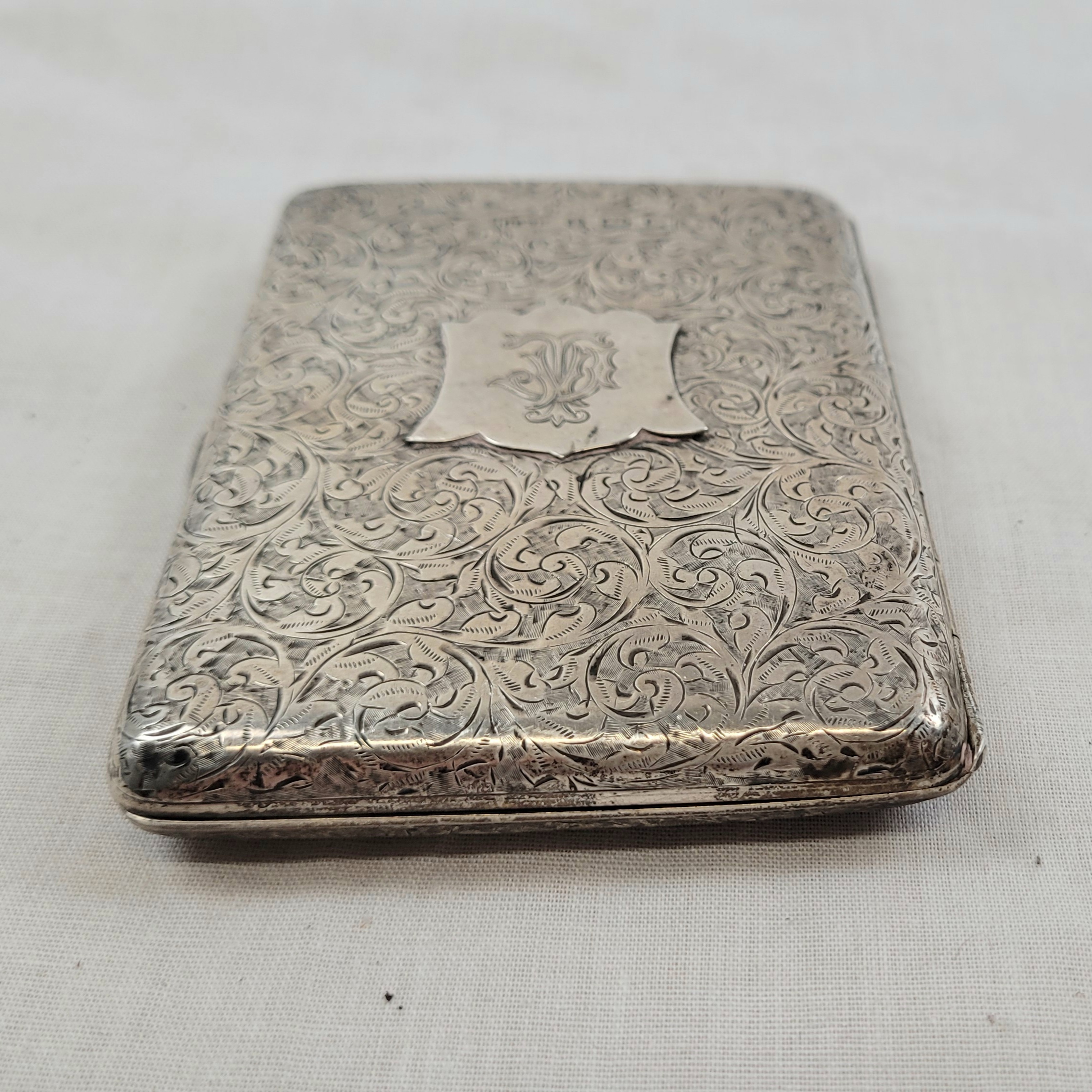 Birmingham 1903 Silver Cigarette Case - Image 4