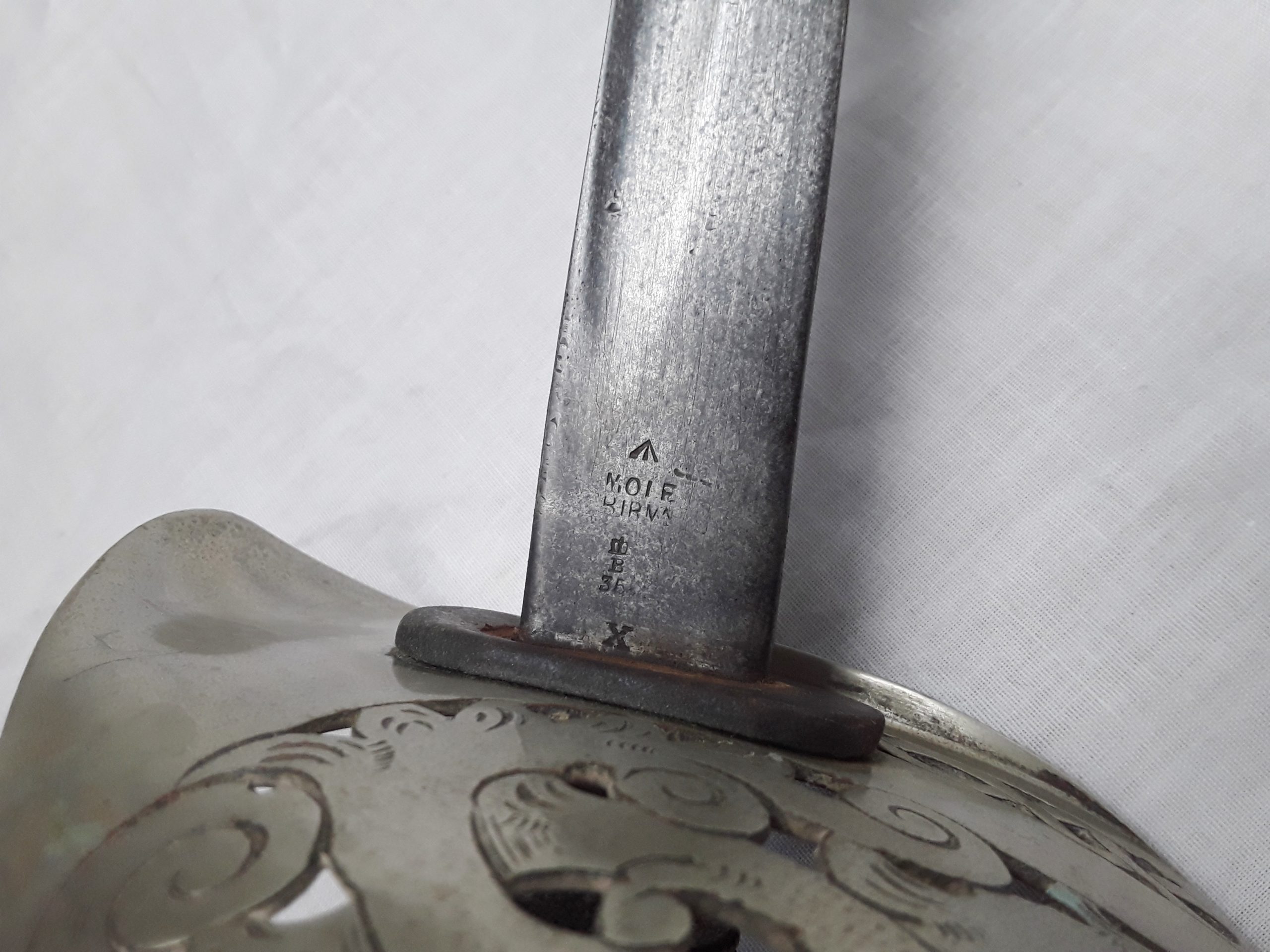 British 1897 Pattern Infantry Officers Sword By Mole With Its Field Scabbard - Image 6