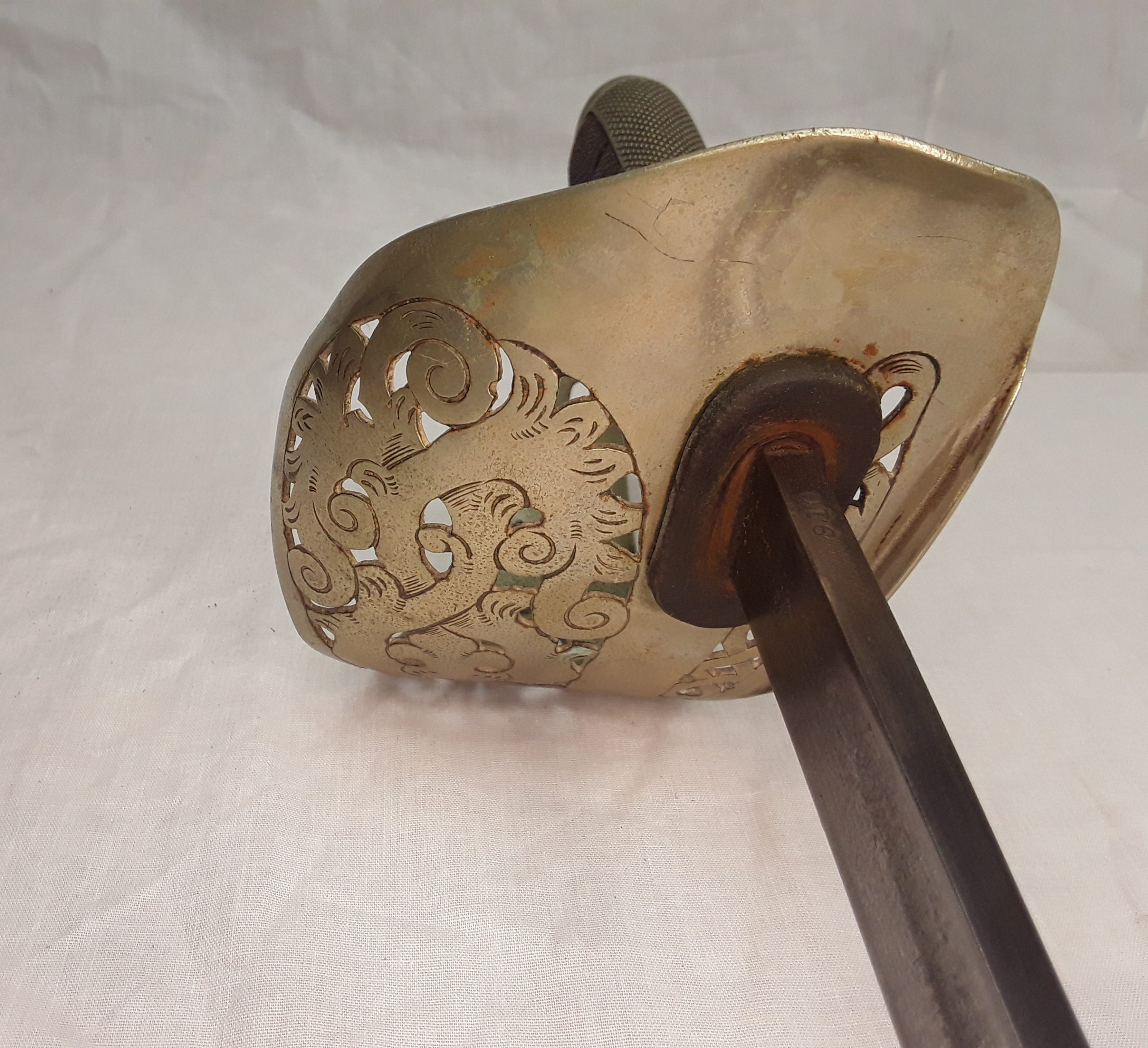 British 1897 Pattern Infantry Officers Sword By Mole With Its Field Scabbard - Image 2
