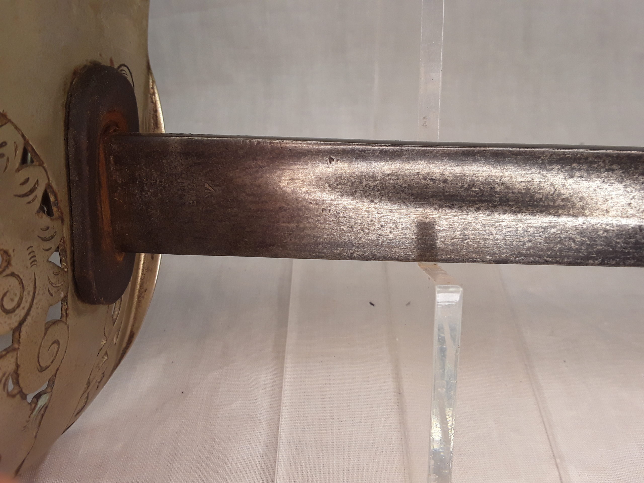British 1897 Pattern Infantry Officers Sword By Mole With Its Field Scabbard - Image 8
