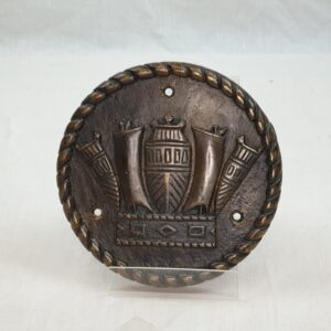 Chatham Dockyard Bronze Pillar Plaque