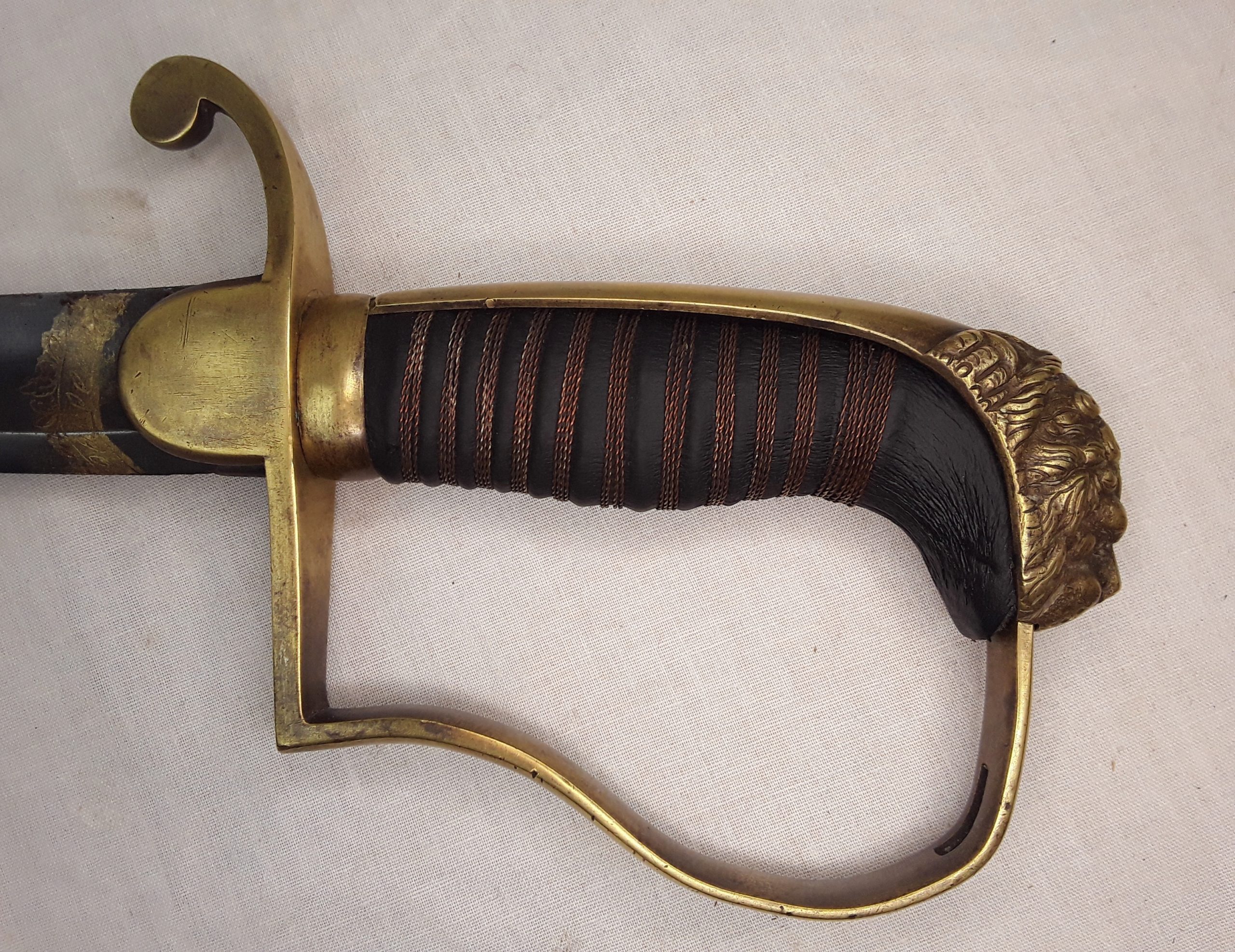 Circa 1800 Blue And Gilt Sabre With Its Scabbard - Image 12