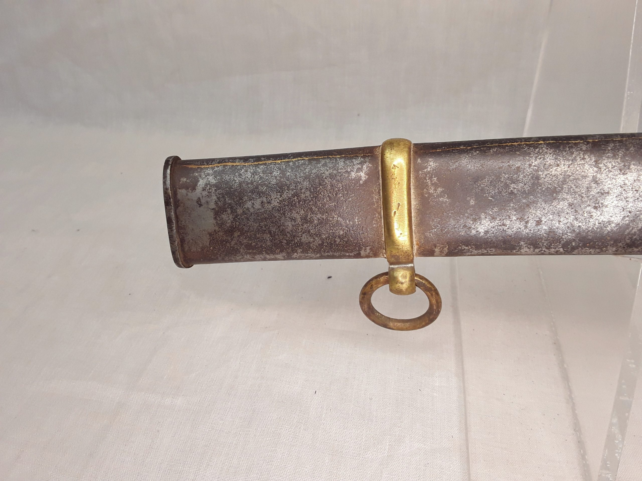 Circa 1800 Blue And Gilt Sabre With Its Scabbard - Image 5