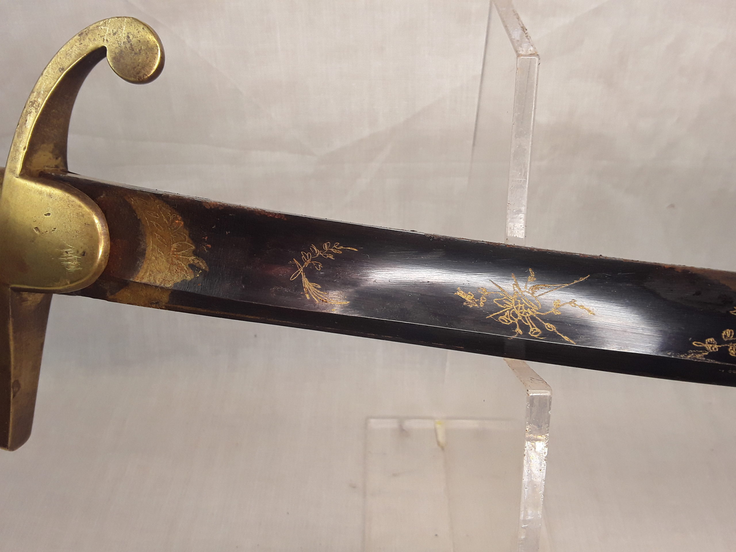 Circa 1800 Blue And Gilt Sabre With Its Scabbard - Image 22