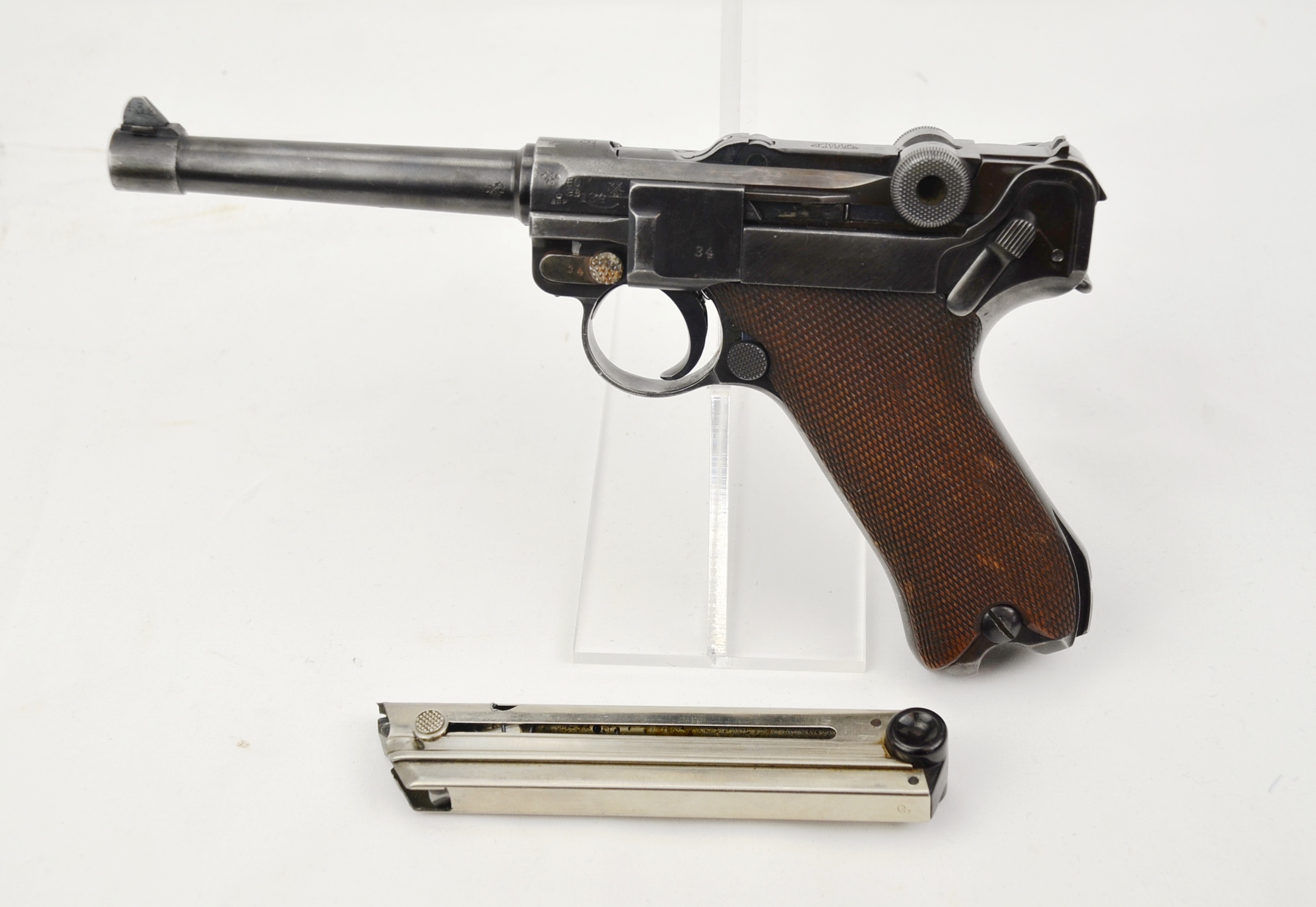 Rare 1918 Imperial German WW1 PO8 Luger 1 Of Only 8,000 Made - Image 15