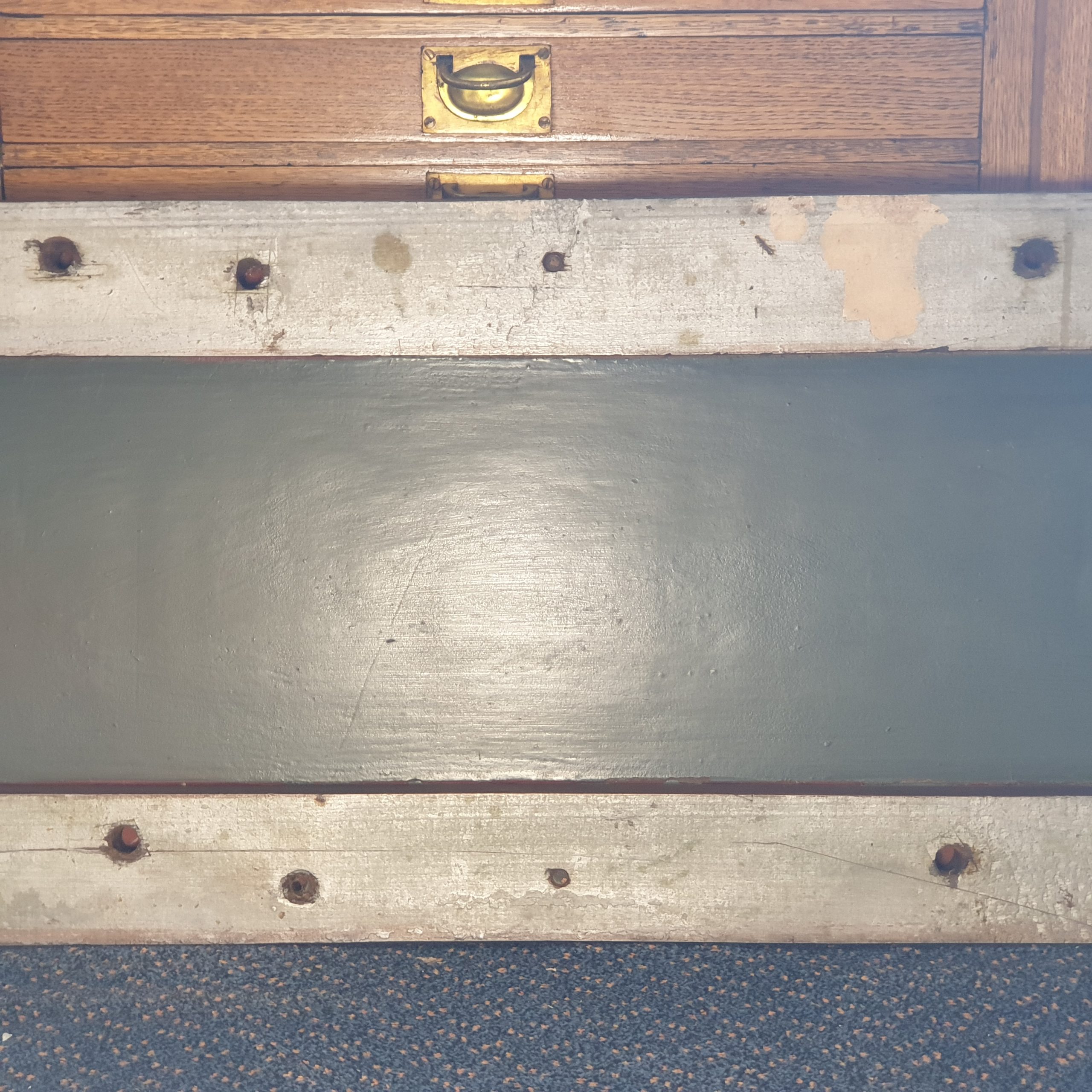 Bronze Tread Plate From The Battleship HMS Anson (79) 1942 - Image 7