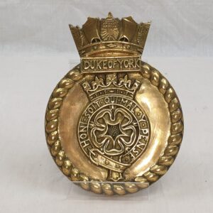 HMS Duke of York Battleship Main Battery Bronze Tompion