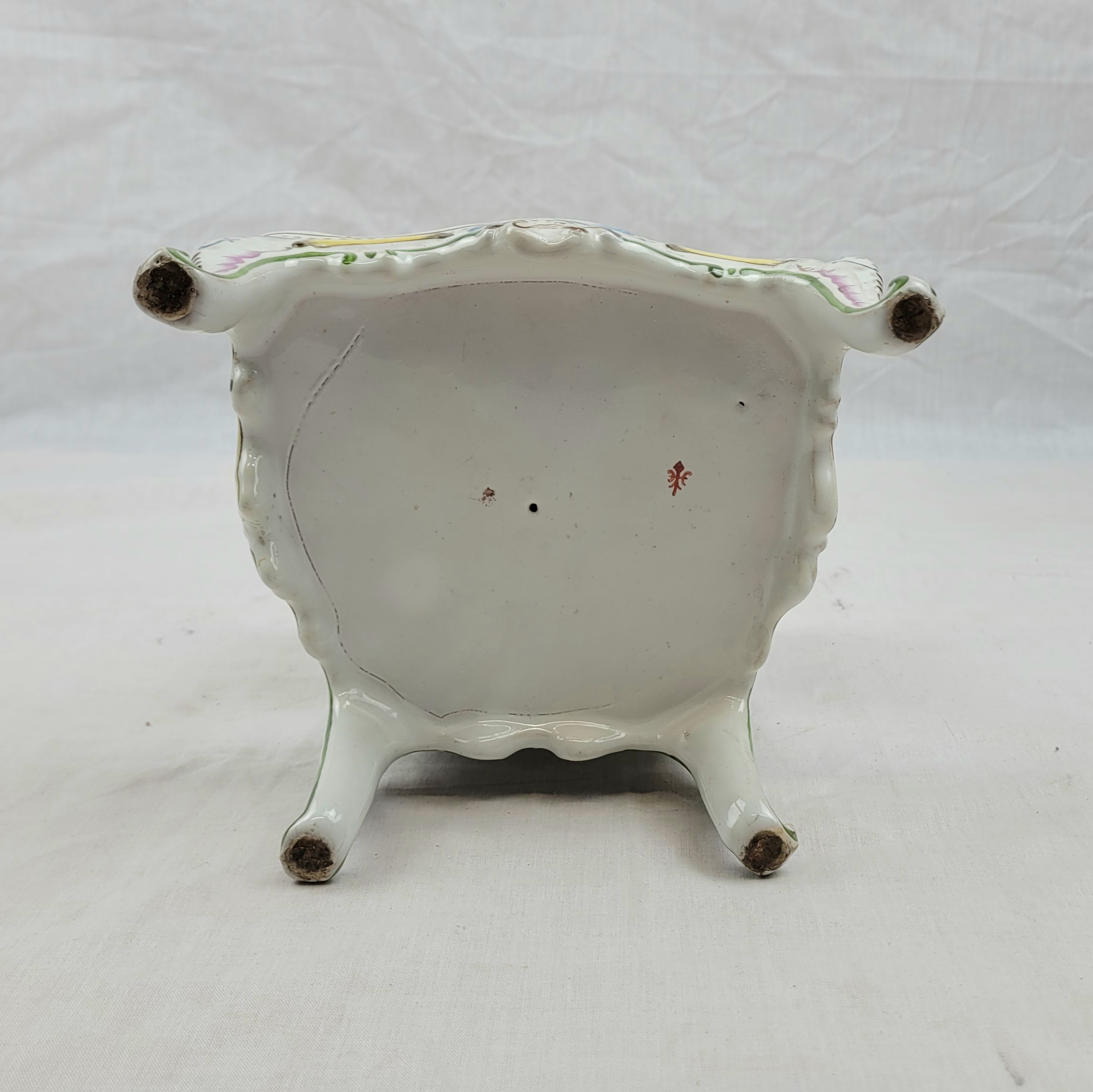 Circa 1780 Honoré Savey Faience Miniature Armchair - Image 5