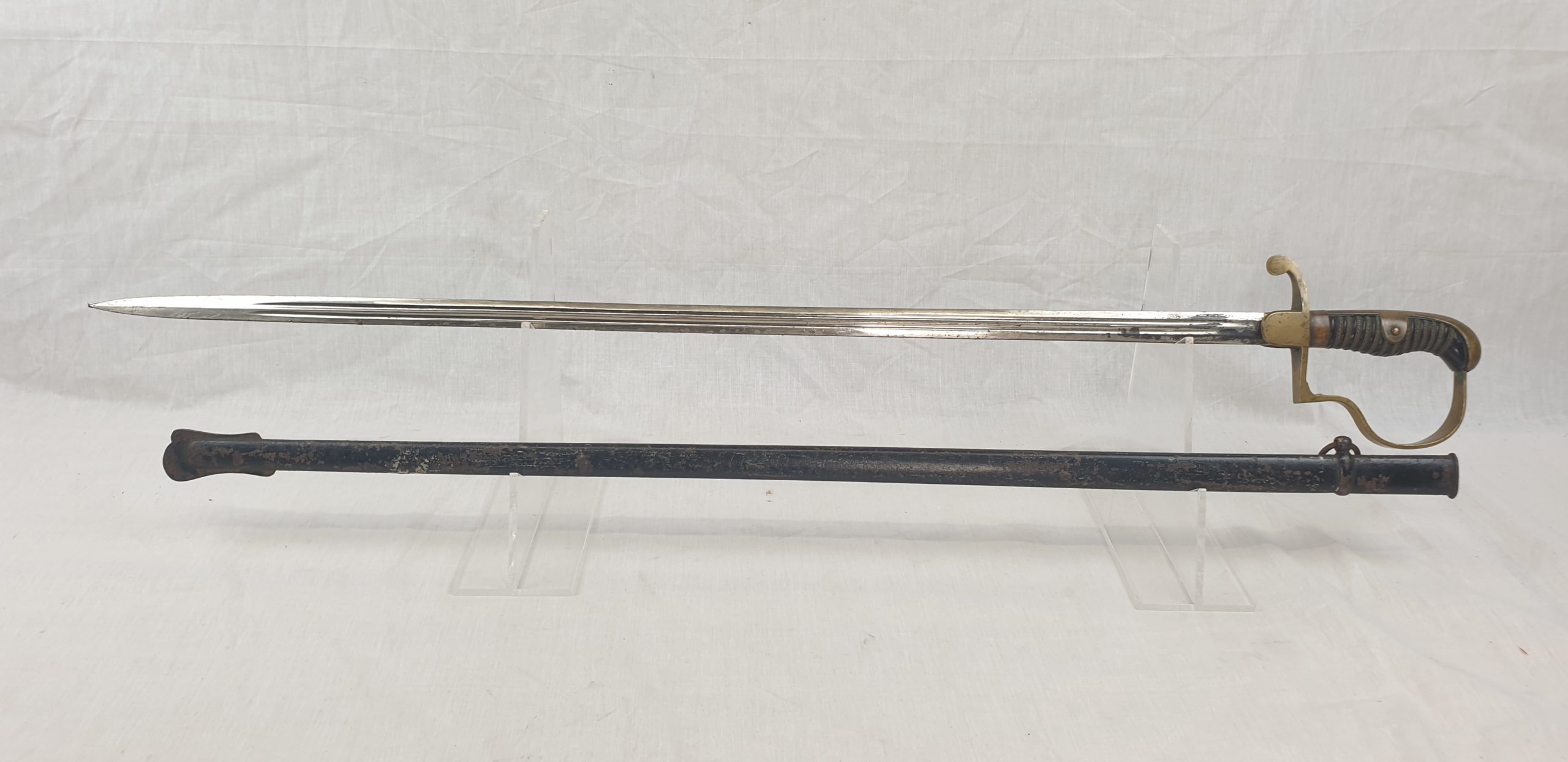 WW1 Imperial German NCO's Sword In Its Field Scabbard