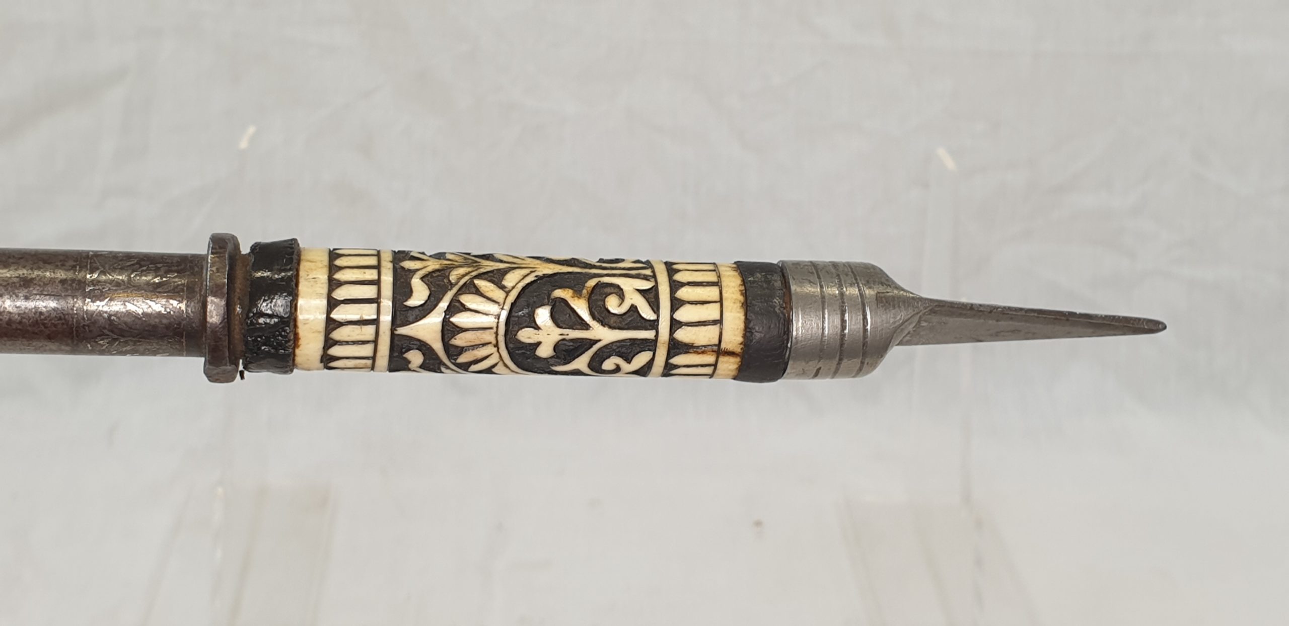 19th Century Indian Ankus With Silver Inlay - Image 7