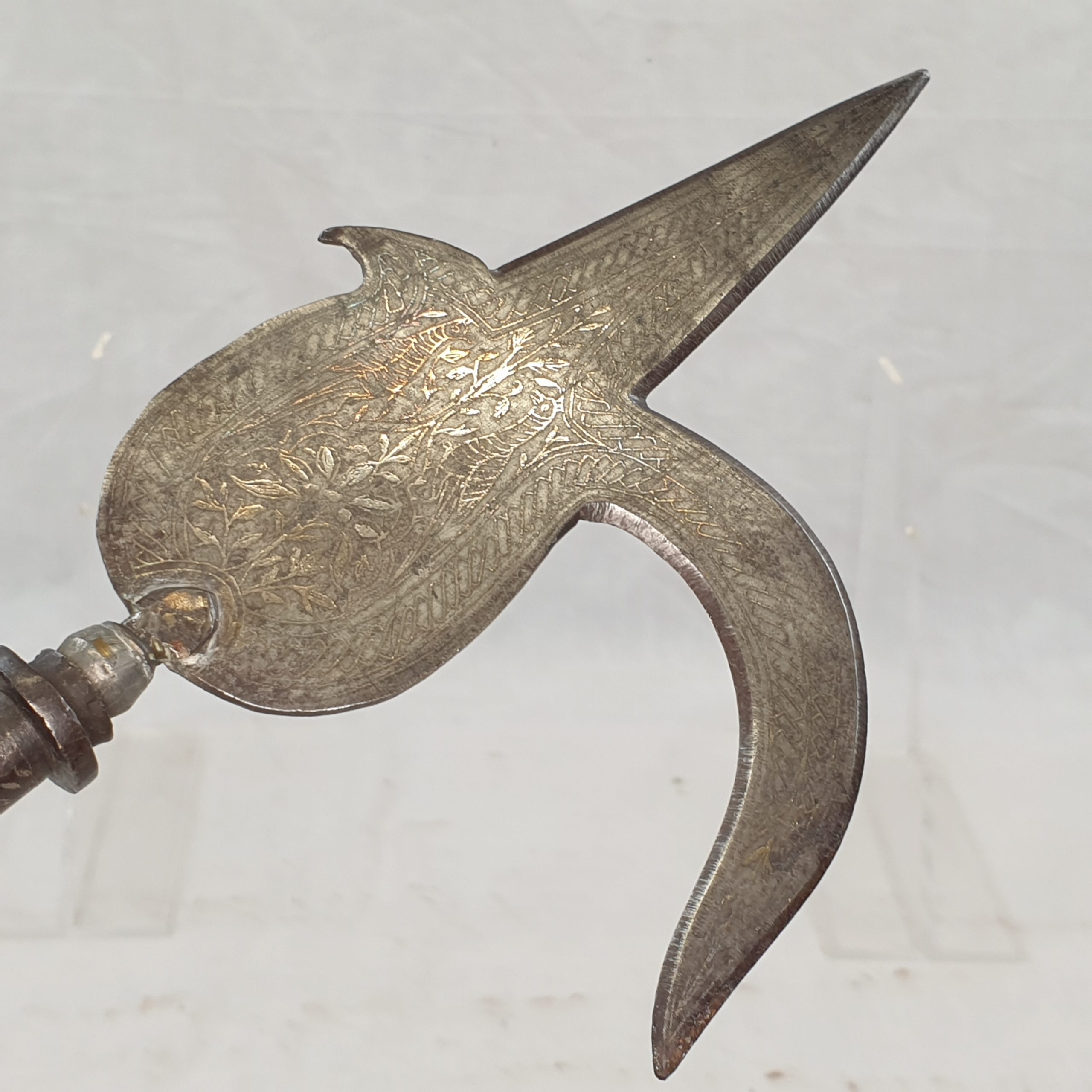 19th Century Indian Ankus With Silver Inlay - Image 3