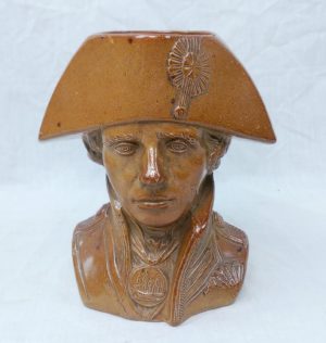Circa 1830 Doulton & Watts Salt Glazed Lord Nelson Jug - Small Size #2