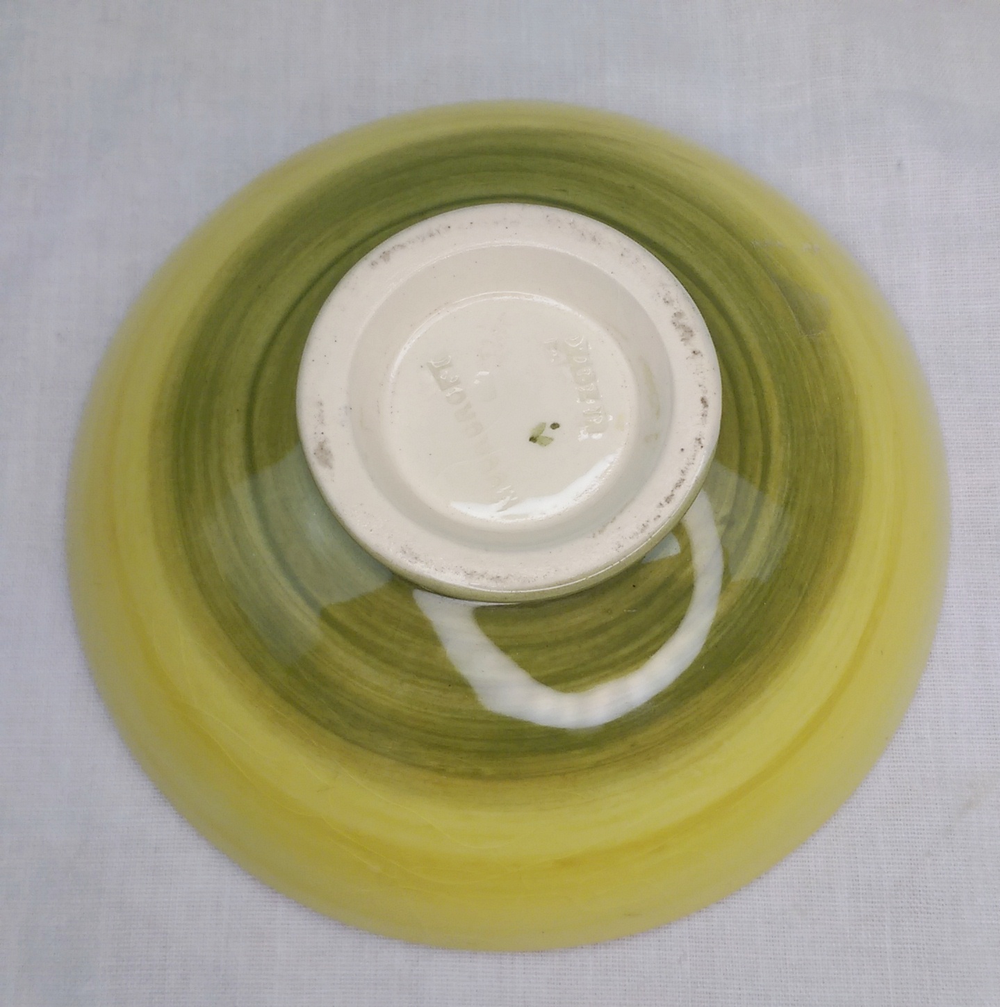 Moorcroft Yellow Hibiscus Pattern Small Shallow Footed Dish - Image 3