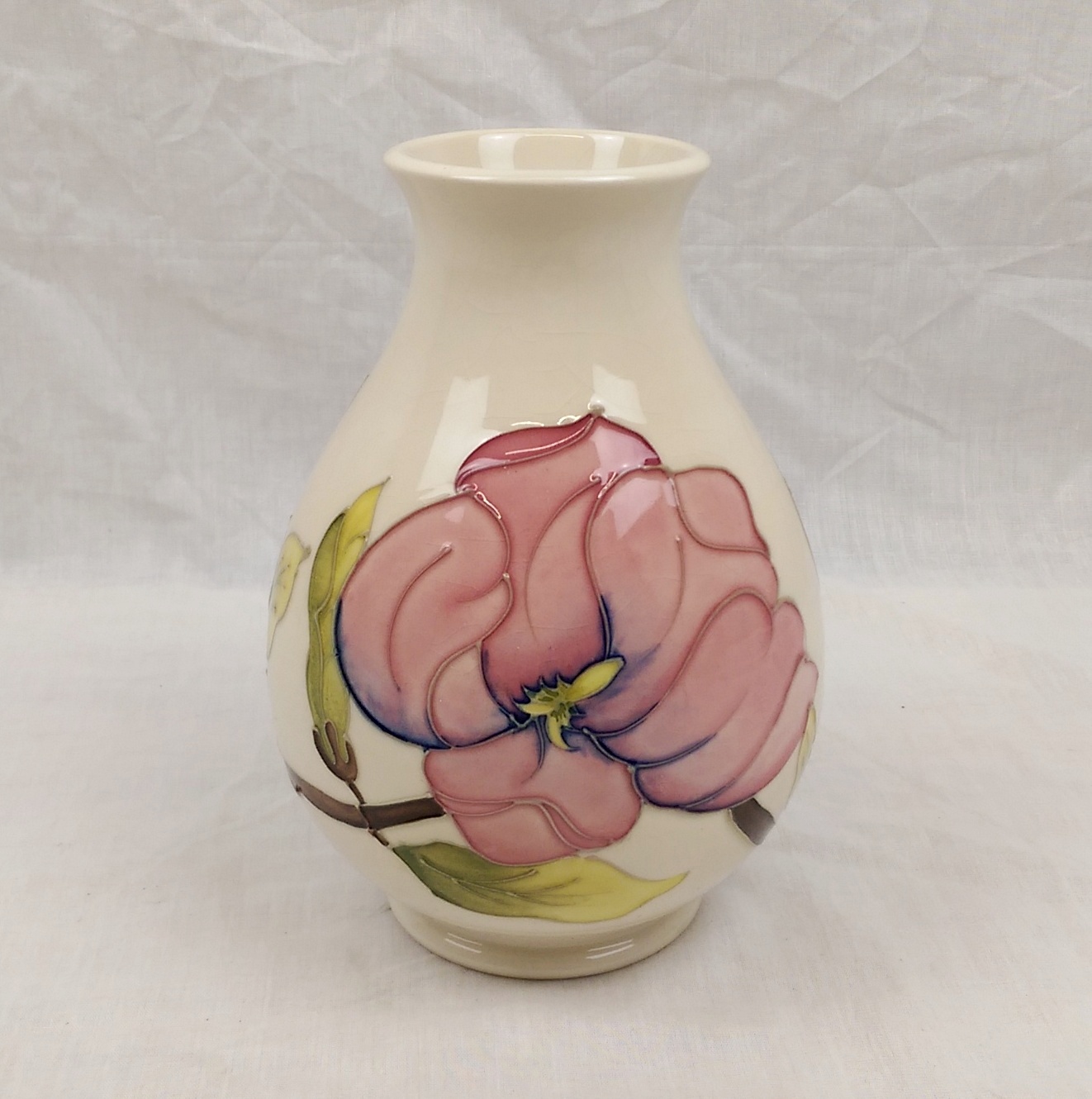 Moorcroft Hibiscus Pattern Vase