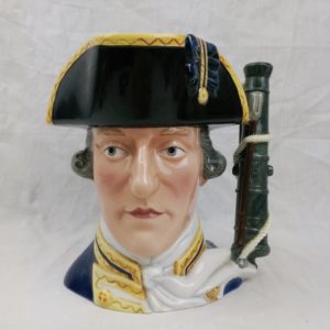 Franklin Mint Maritime Trust Large Porcelain Character Jug – Admiral Lord Hood