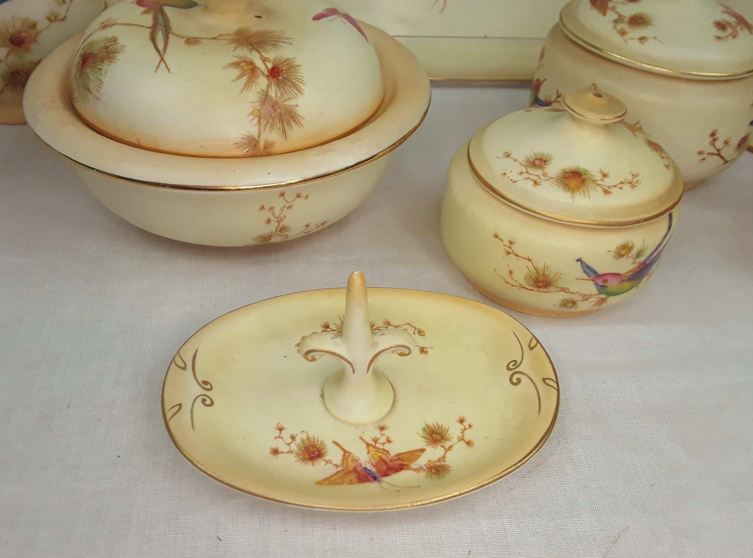 Crown Ducal Verona Dressing Table Set c1920’s - Image 3