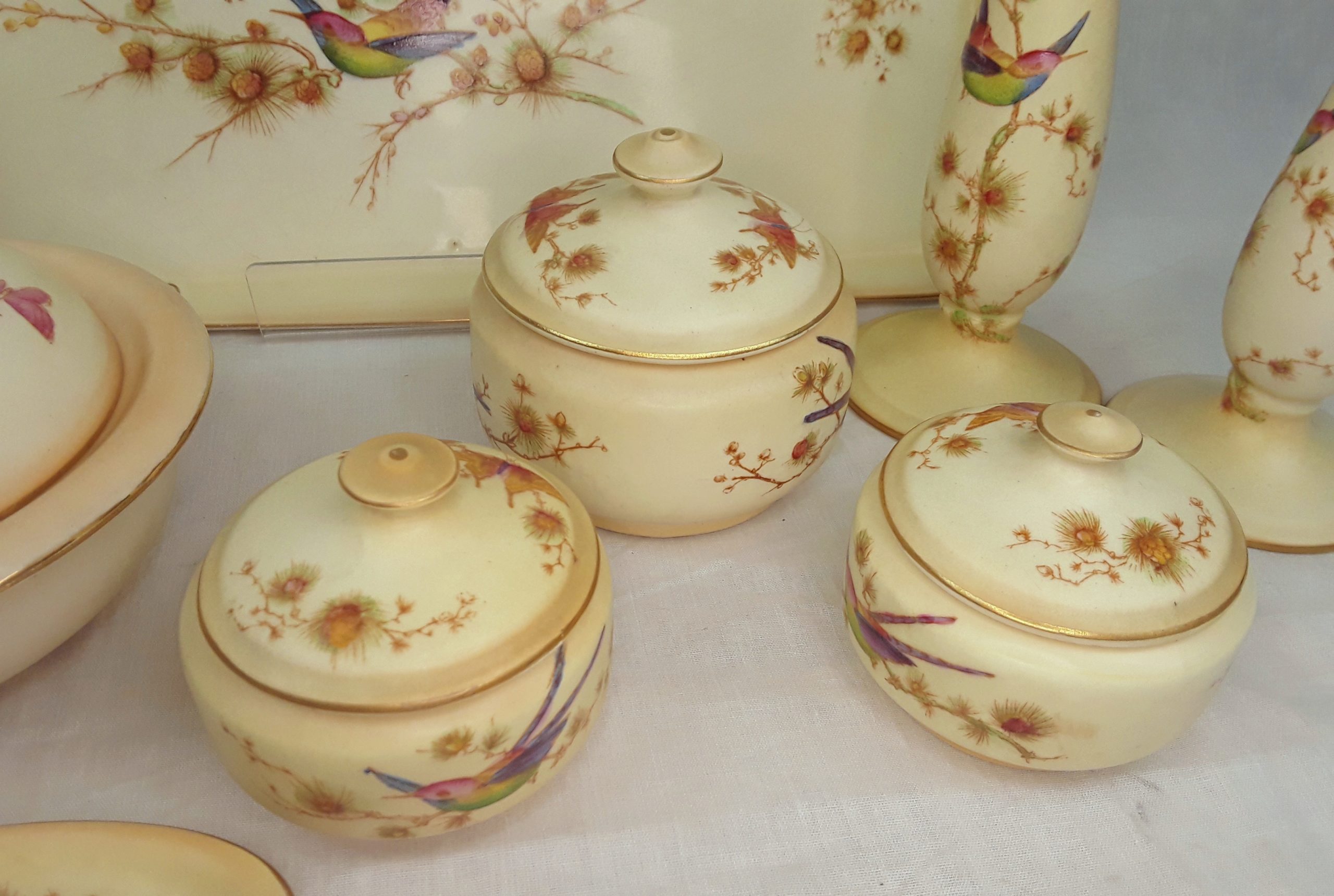 Crown Ducal Verona Dressing Table Set c1920’s - Image 4