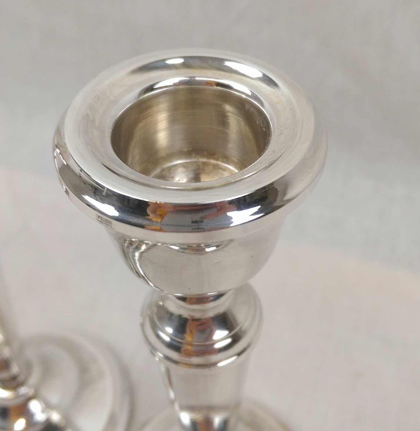 Pair Of Birmingham 1975 Silver Candlesticks - Image 10