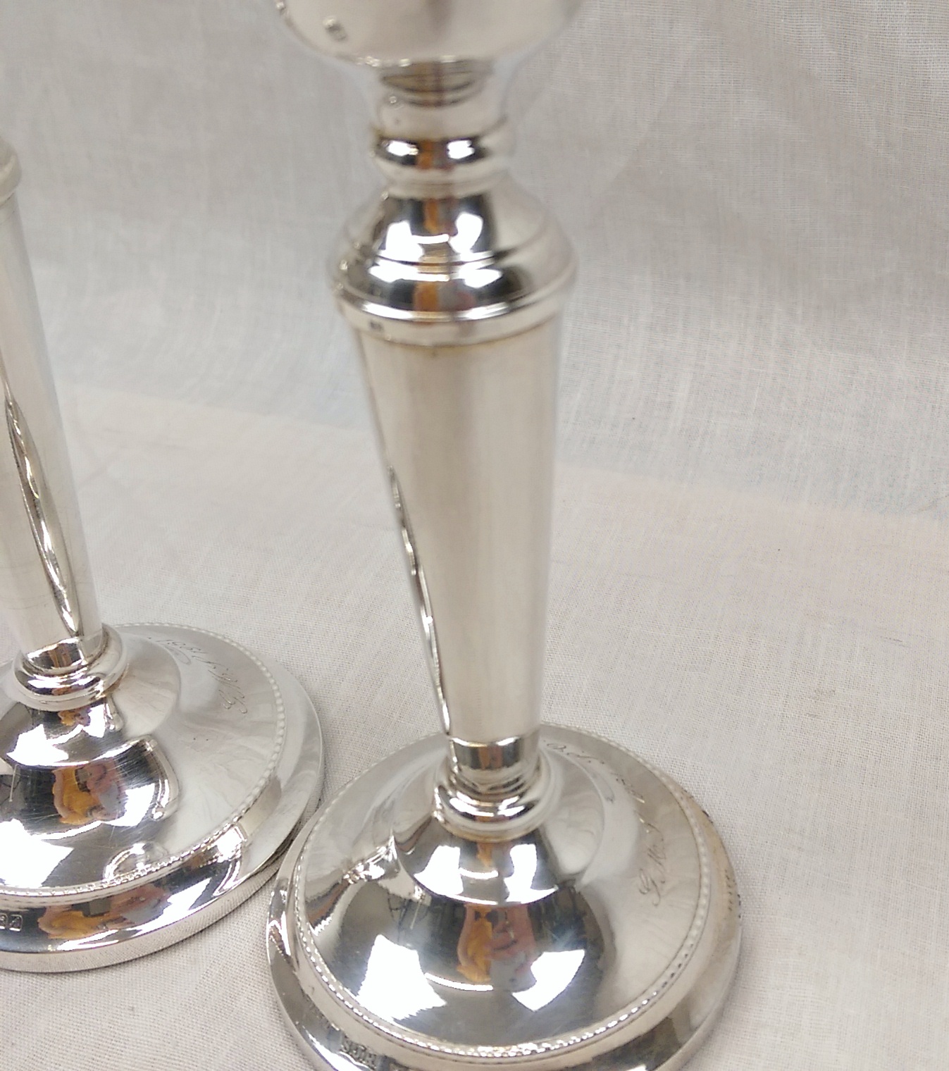 Pair Of Birmingham 1975 Silver Candlesticks - Image 11
