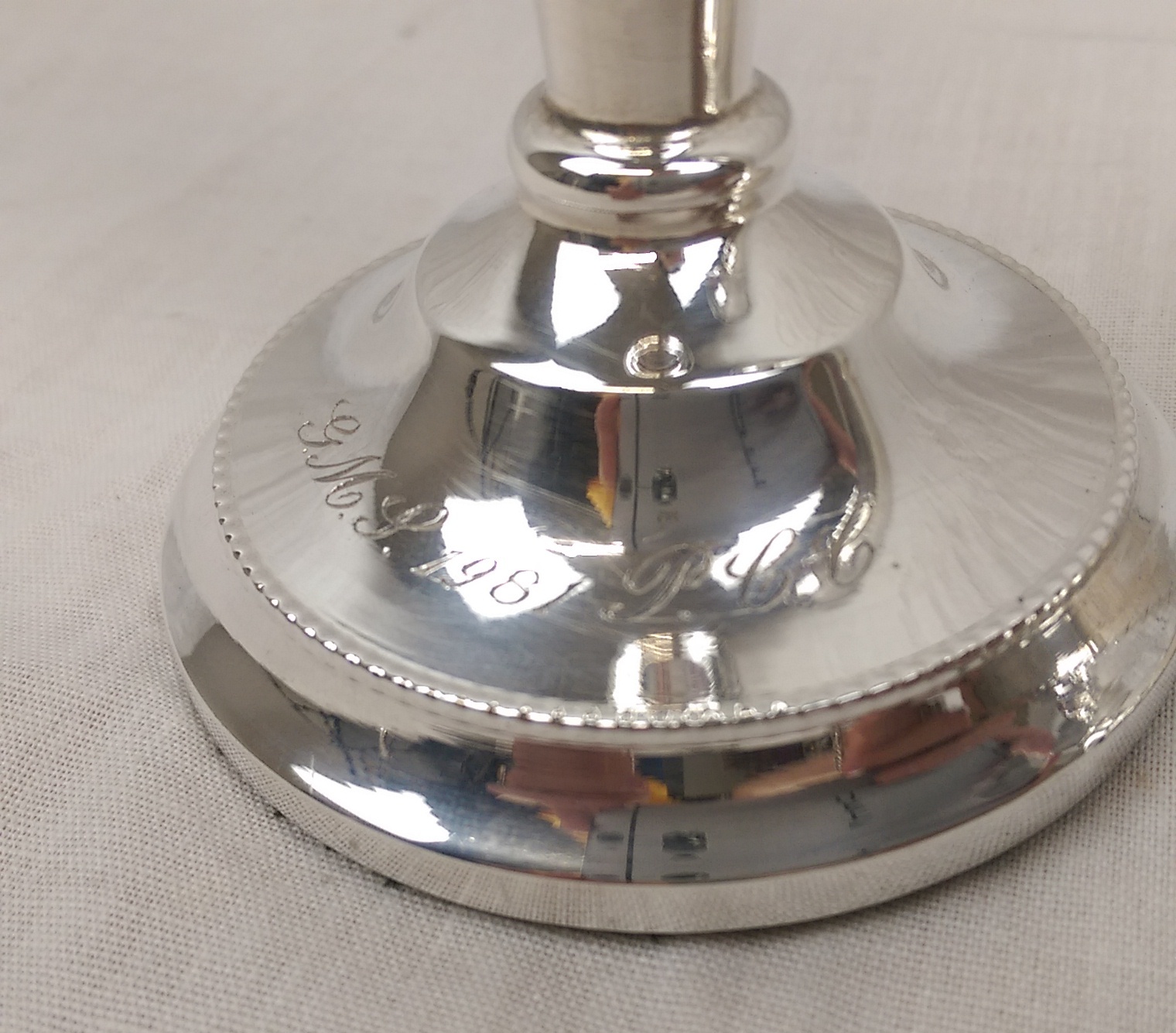 Pair Of Birmingham 1975 Silver Candlesticks - Image 2
