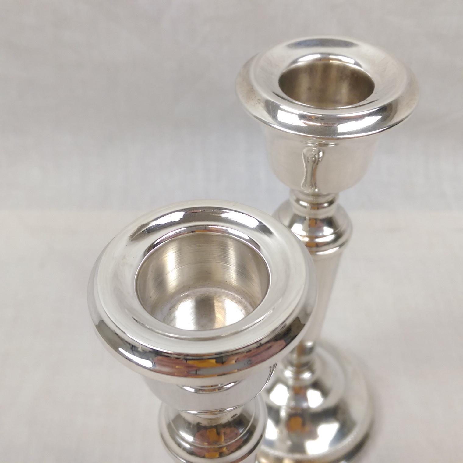 Pair Of Birmingham 1975 Silver Candlesticks - Image 4