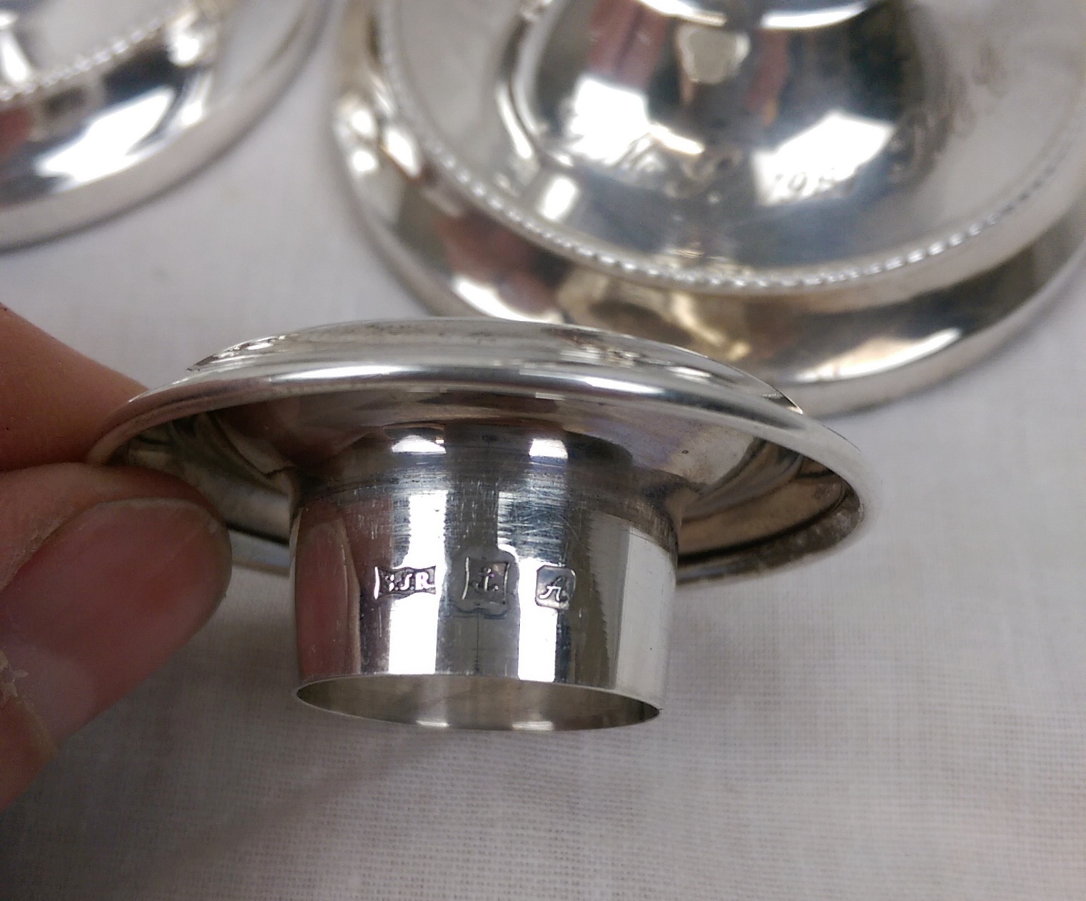 Pair Of Birmingham 1975 Silver Candlesticks - Image 7
