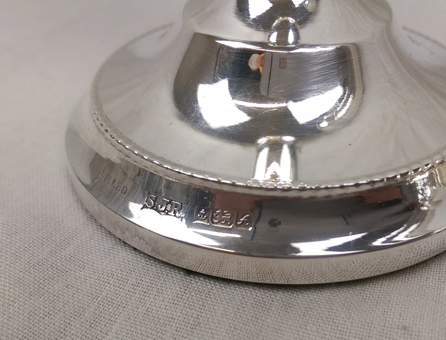 Pair Of Birmingham 1975 Silver Candlesticks - Image 8